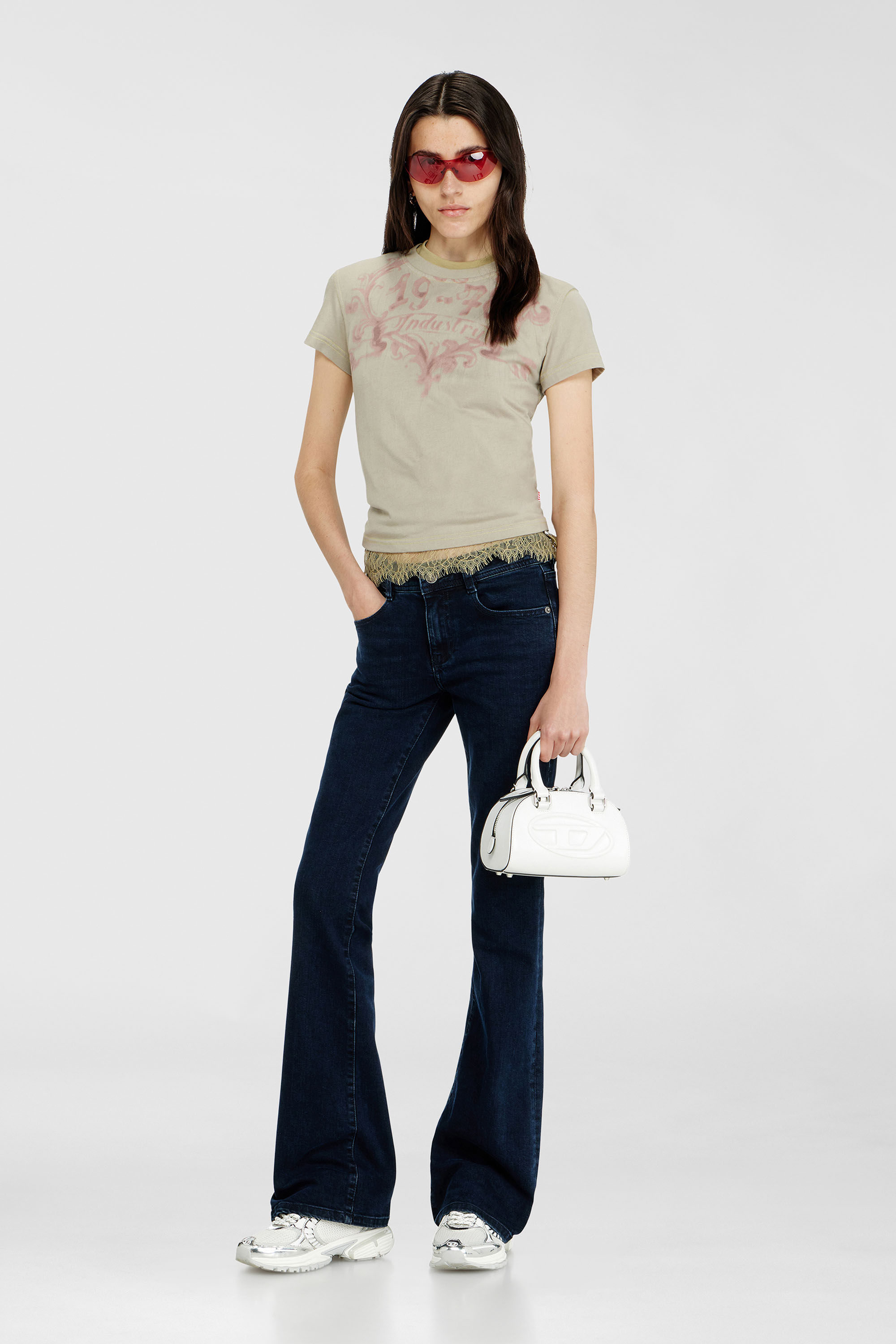Diesel - Woman's Bootcut Jeans 1969 D-Ebbey 0KBBG, Dark Blue - 1