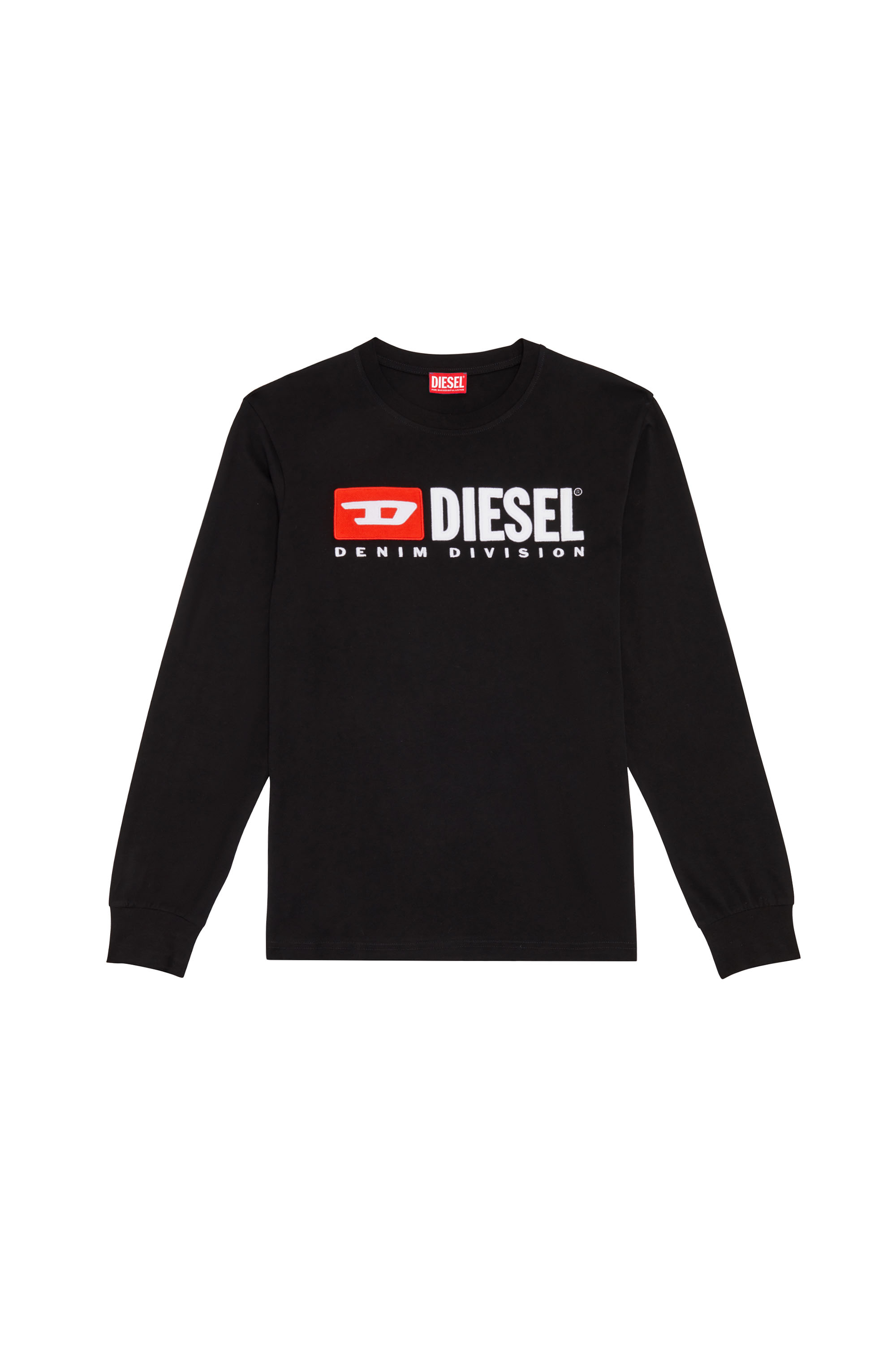 Diesel - T-JUST-LS-DIV, Black - Image 1