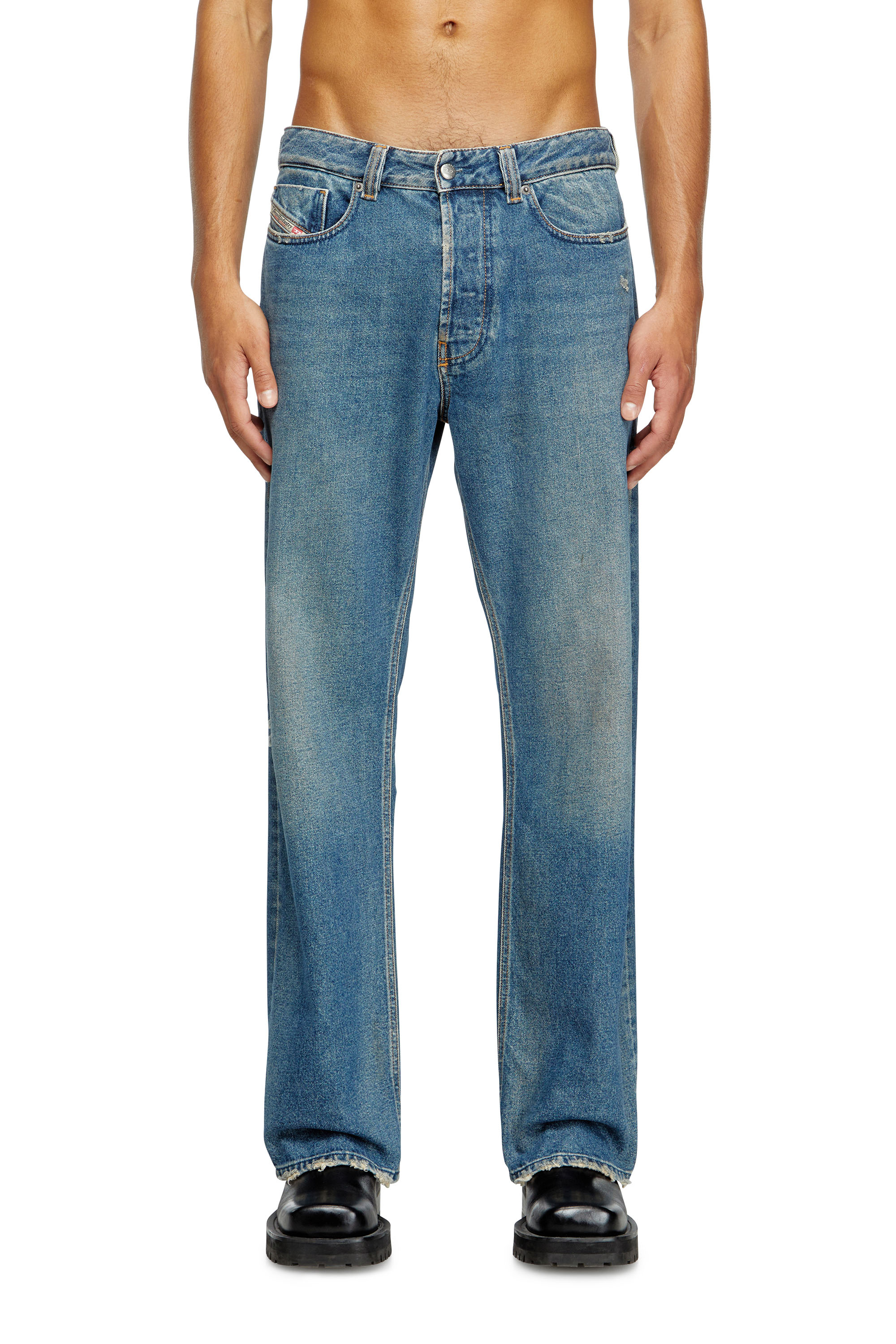 Diesel - Man's Relaxed Jeans 1980 D-Eeper 09J79, Medium blue - 1