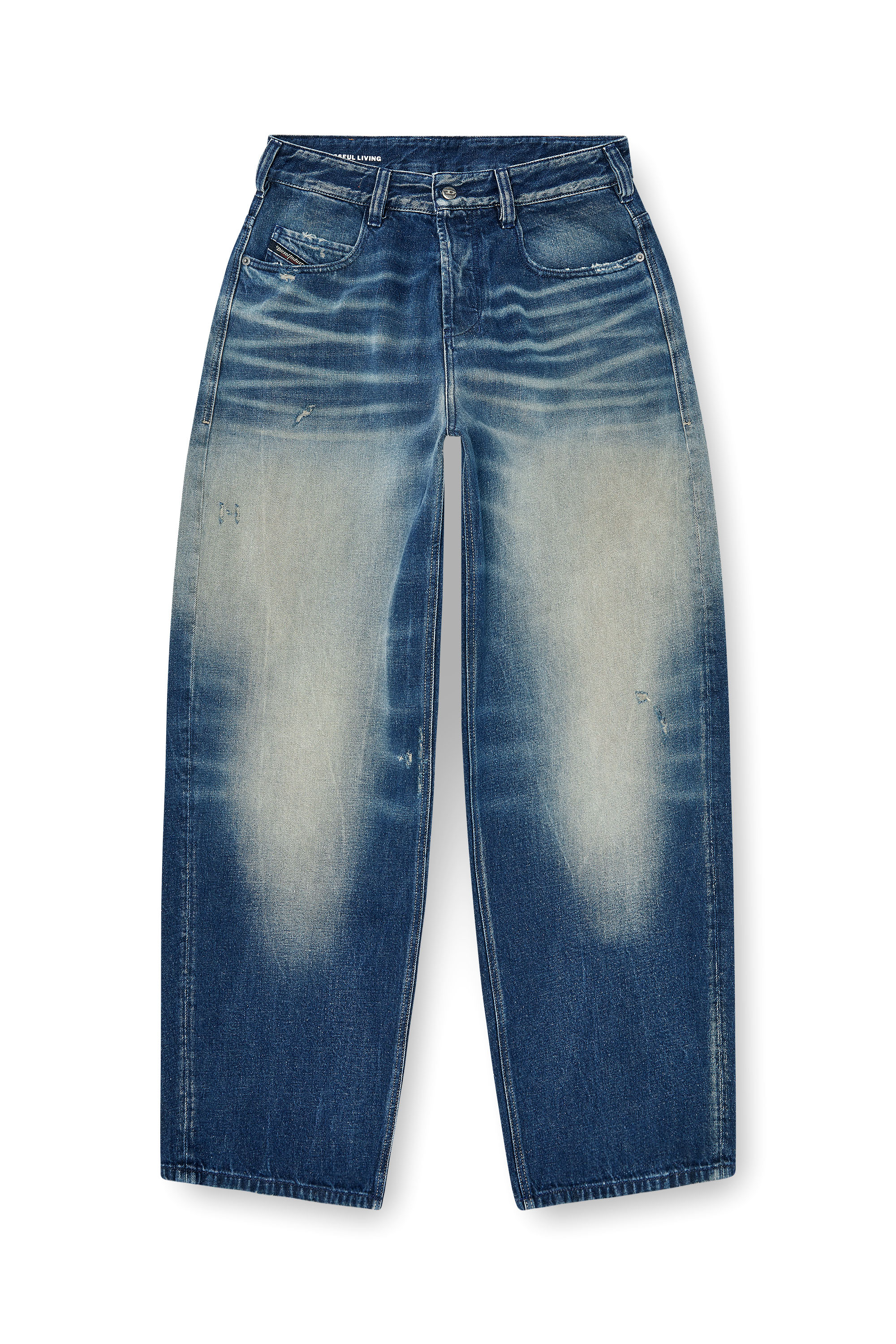 Diesel - Unisex's Relaxed Jeans 1997 D-Enim-M 007DQ, Dark Blue - 3