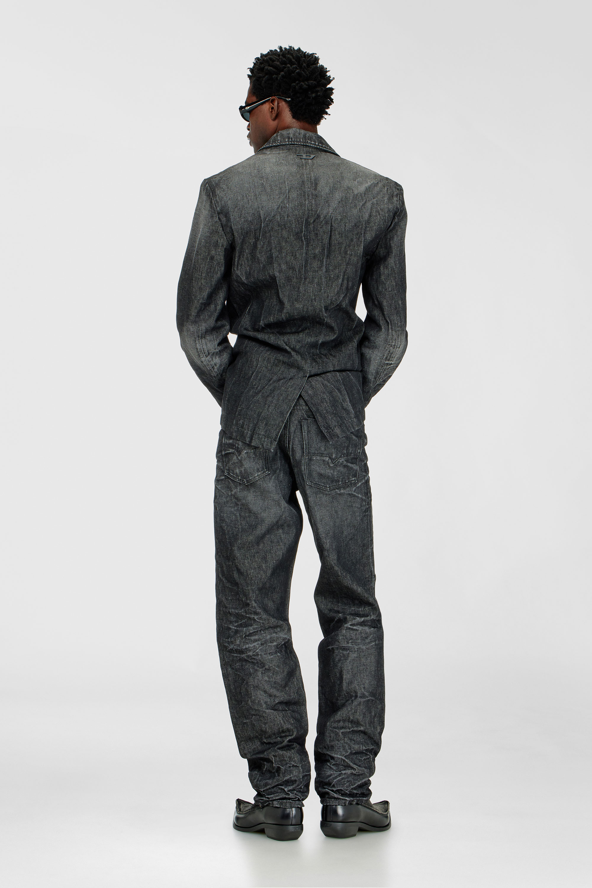 Diesel - Man's Regular Jeans 1991 D-Voeed 09R39, Black/Dark grey - 4