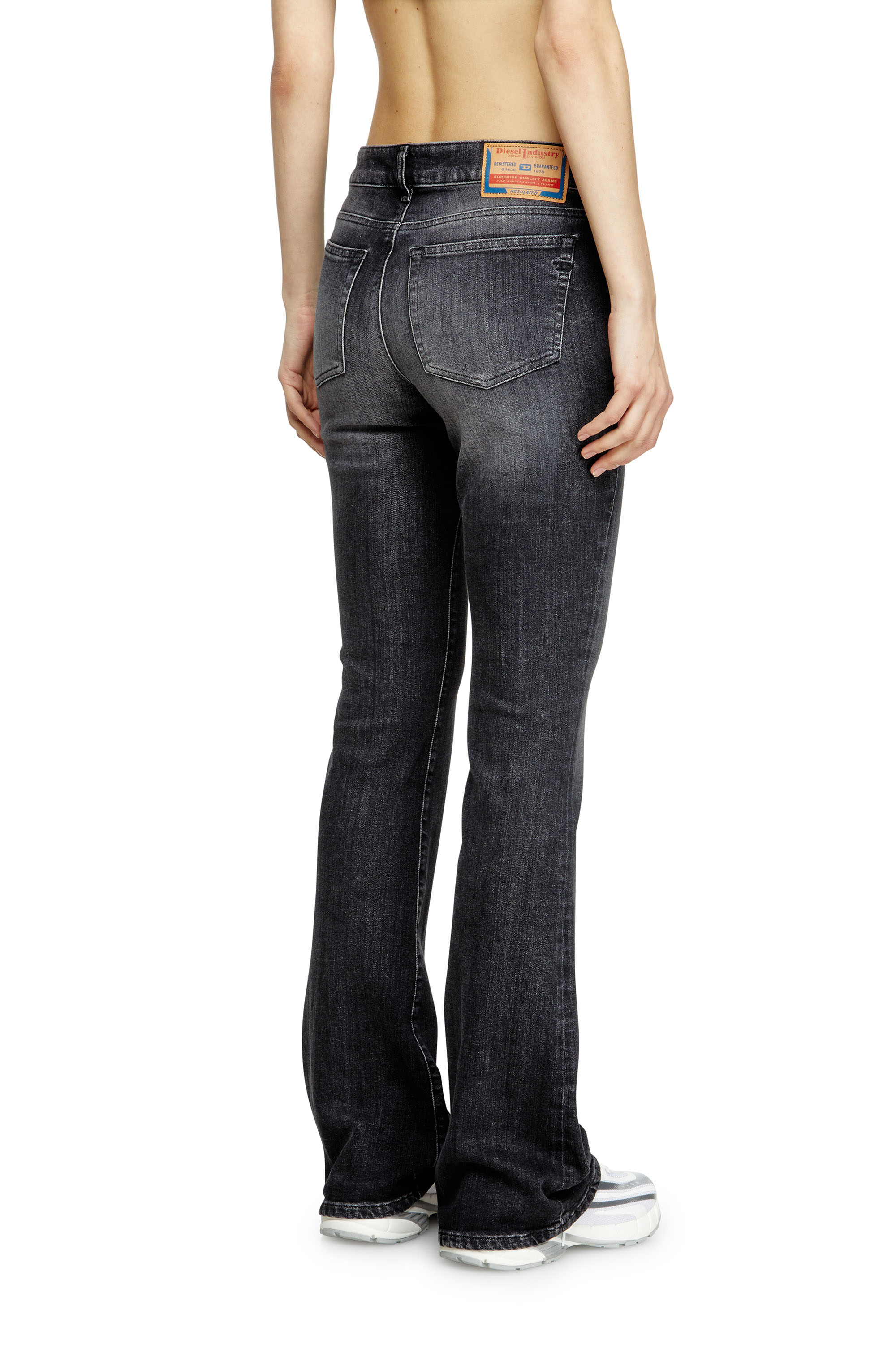 Diesel - Woman's Bootcut Jeans 1969 D-Ebbey 09L98, Black/Dark grey - 4