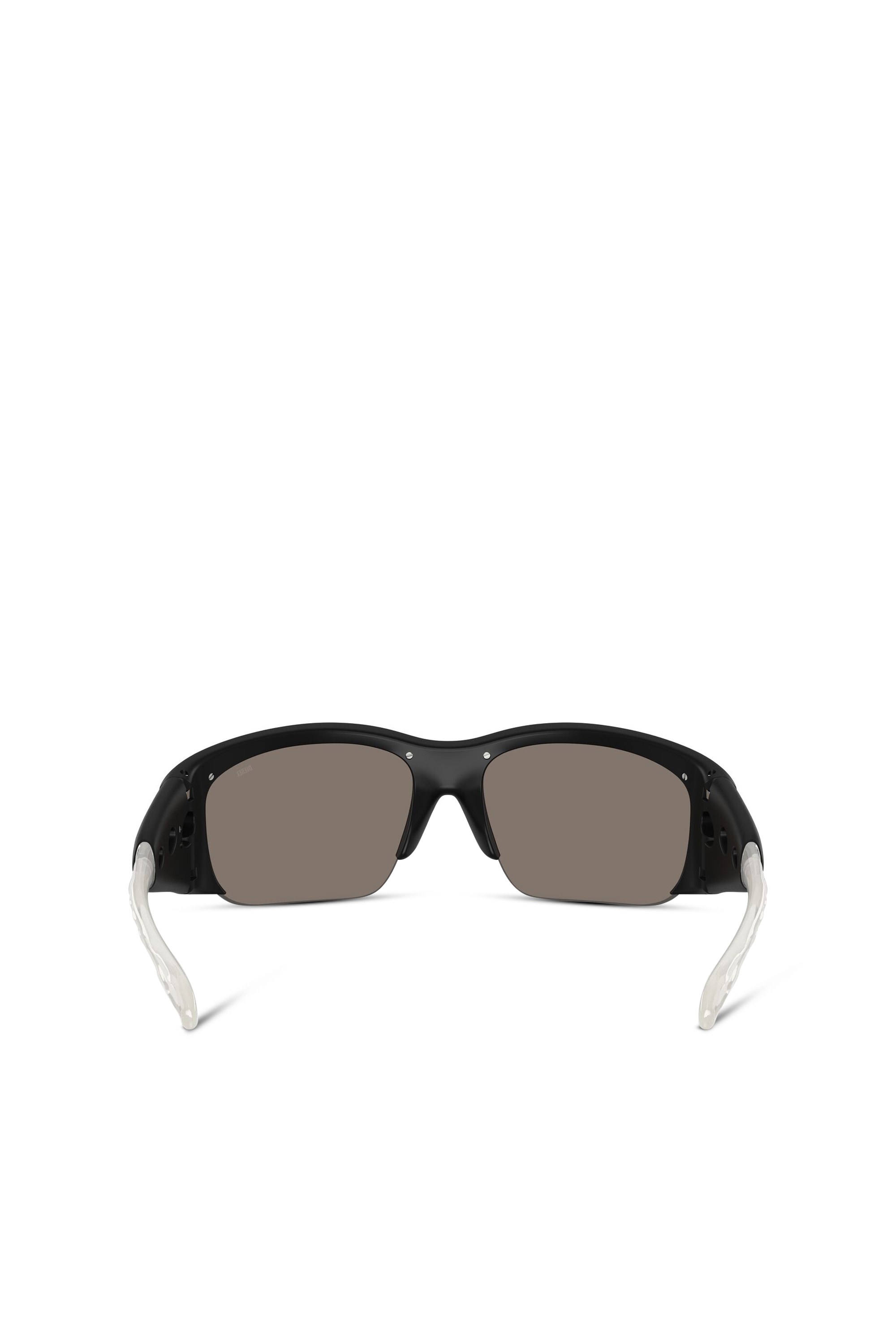 Diesel - 0DL3016U, Unisex's Wrap-around shape sunglasses in Black/Grey - 3