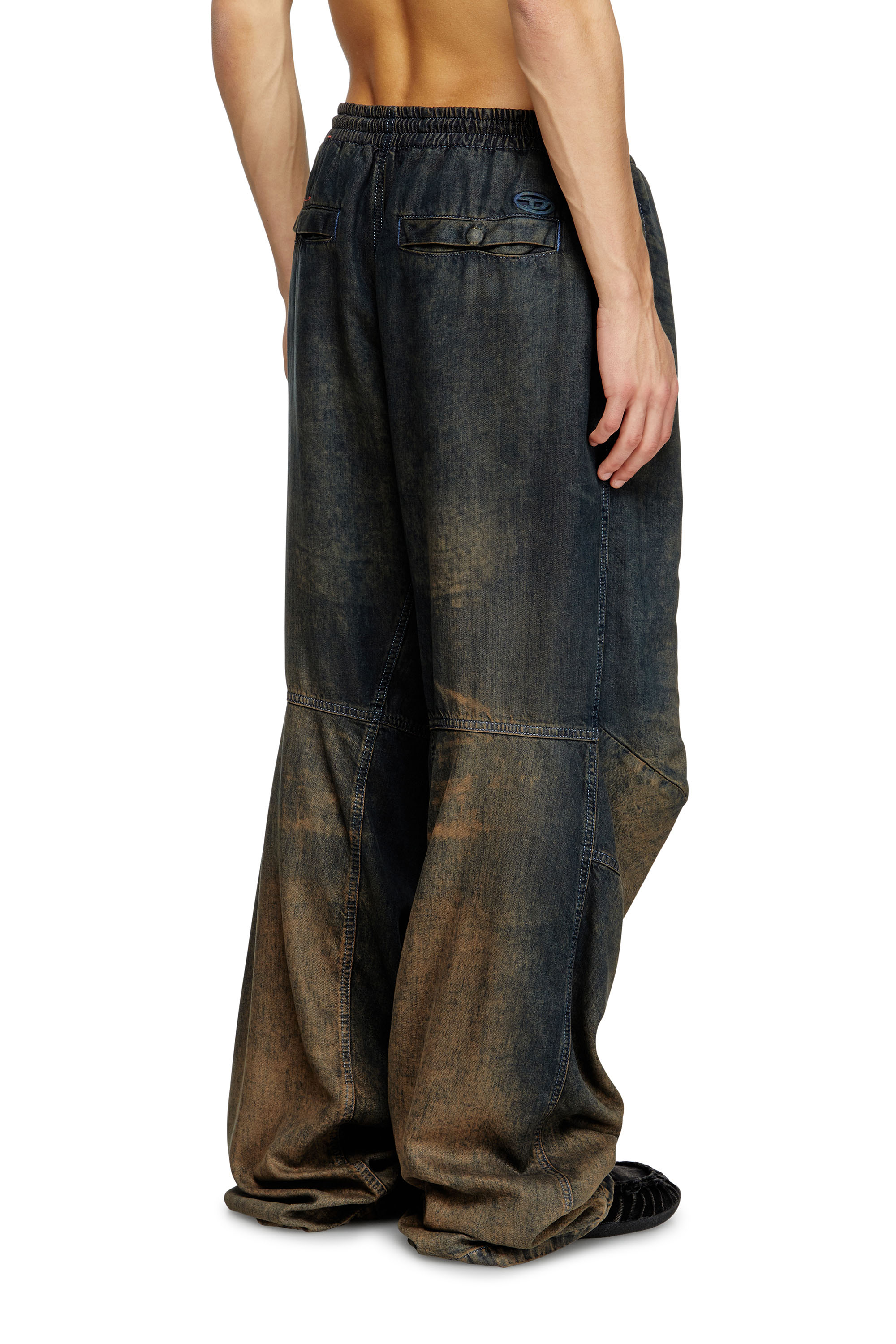 Diesel - Man's Relaxed Jeans D-Pari 068TF, Dark Blue - 4