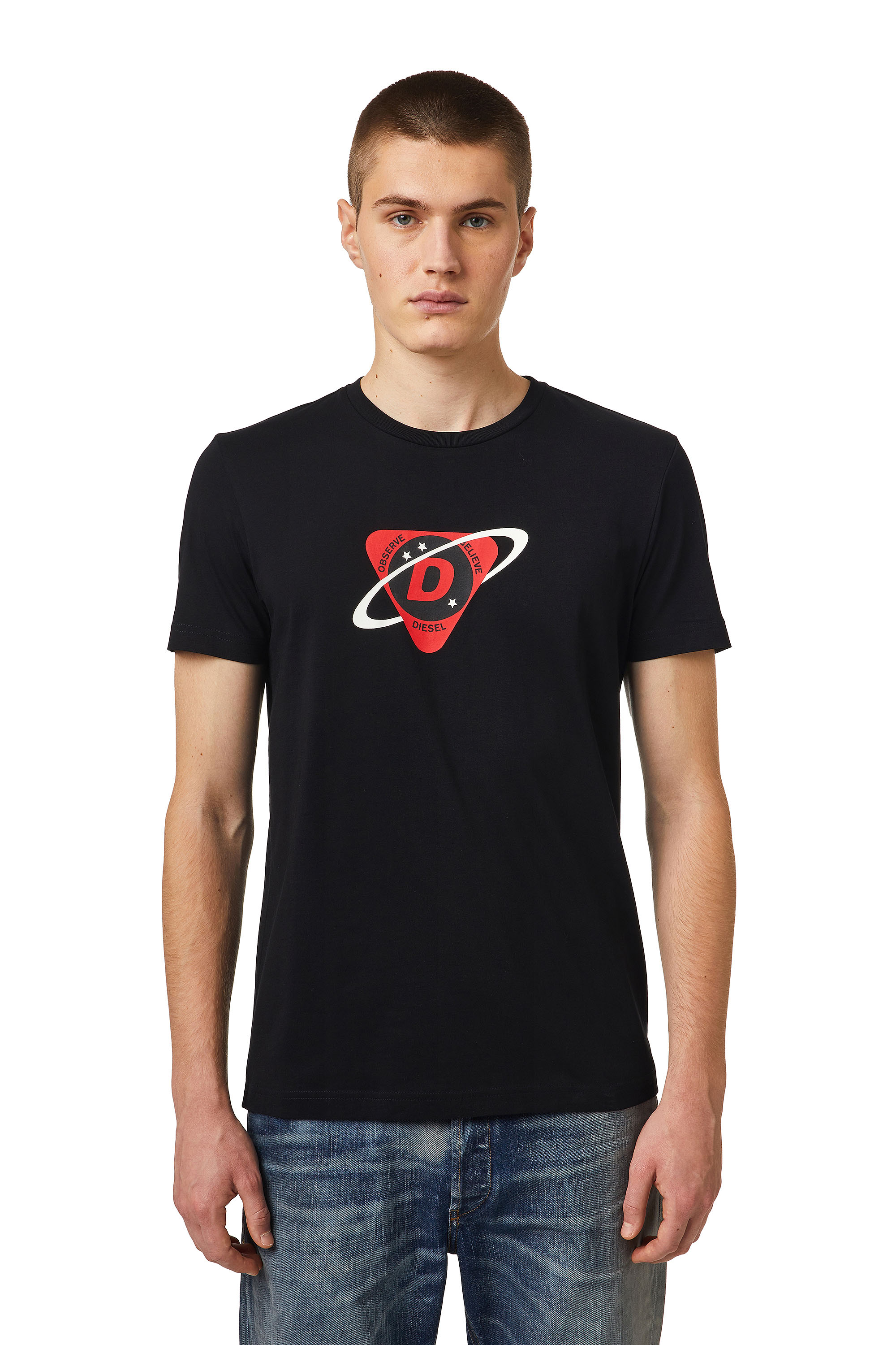 T-DIEGOS-K24, Black/Red - T-Shirts