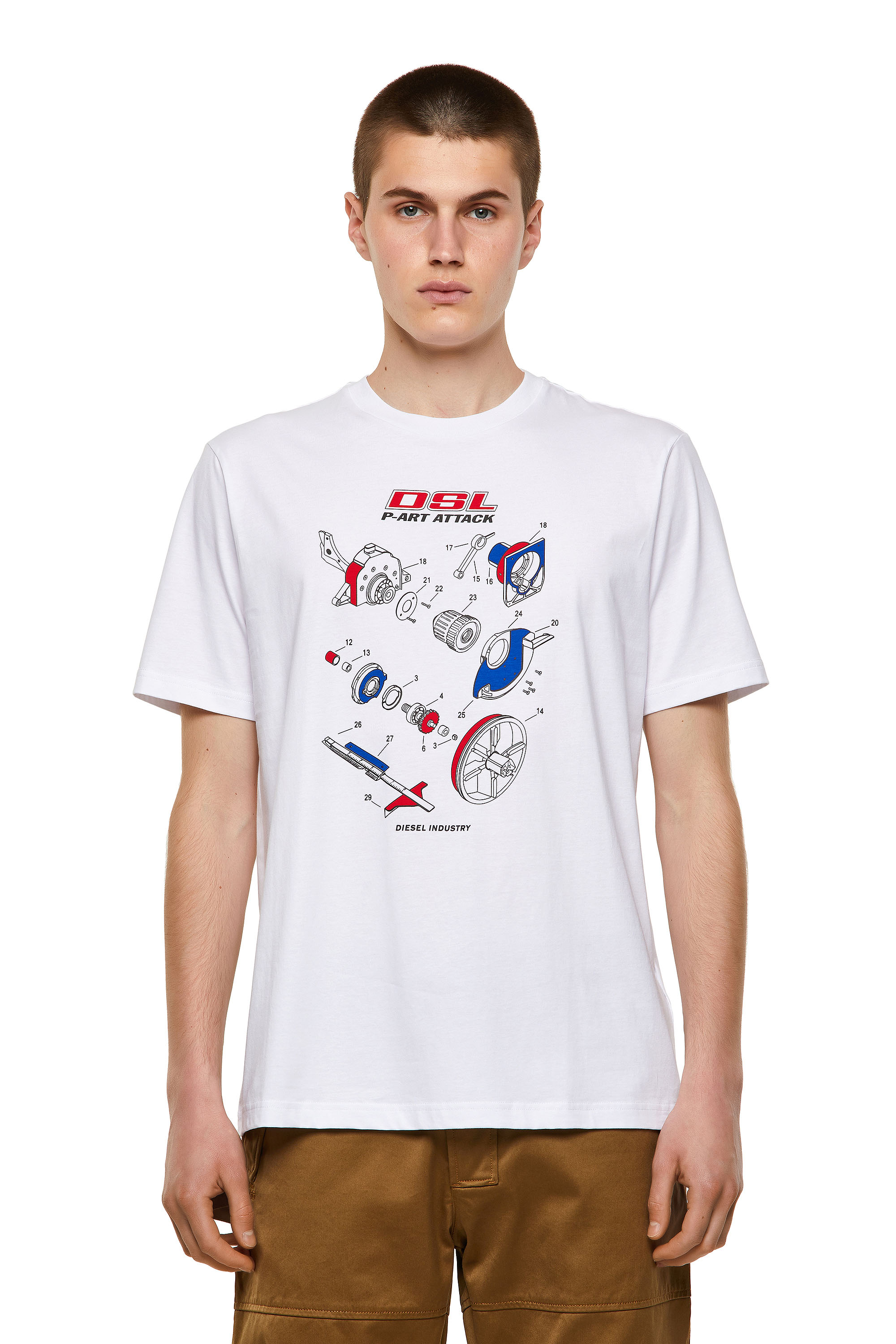 T-JUST-B53, White - T-Shirts