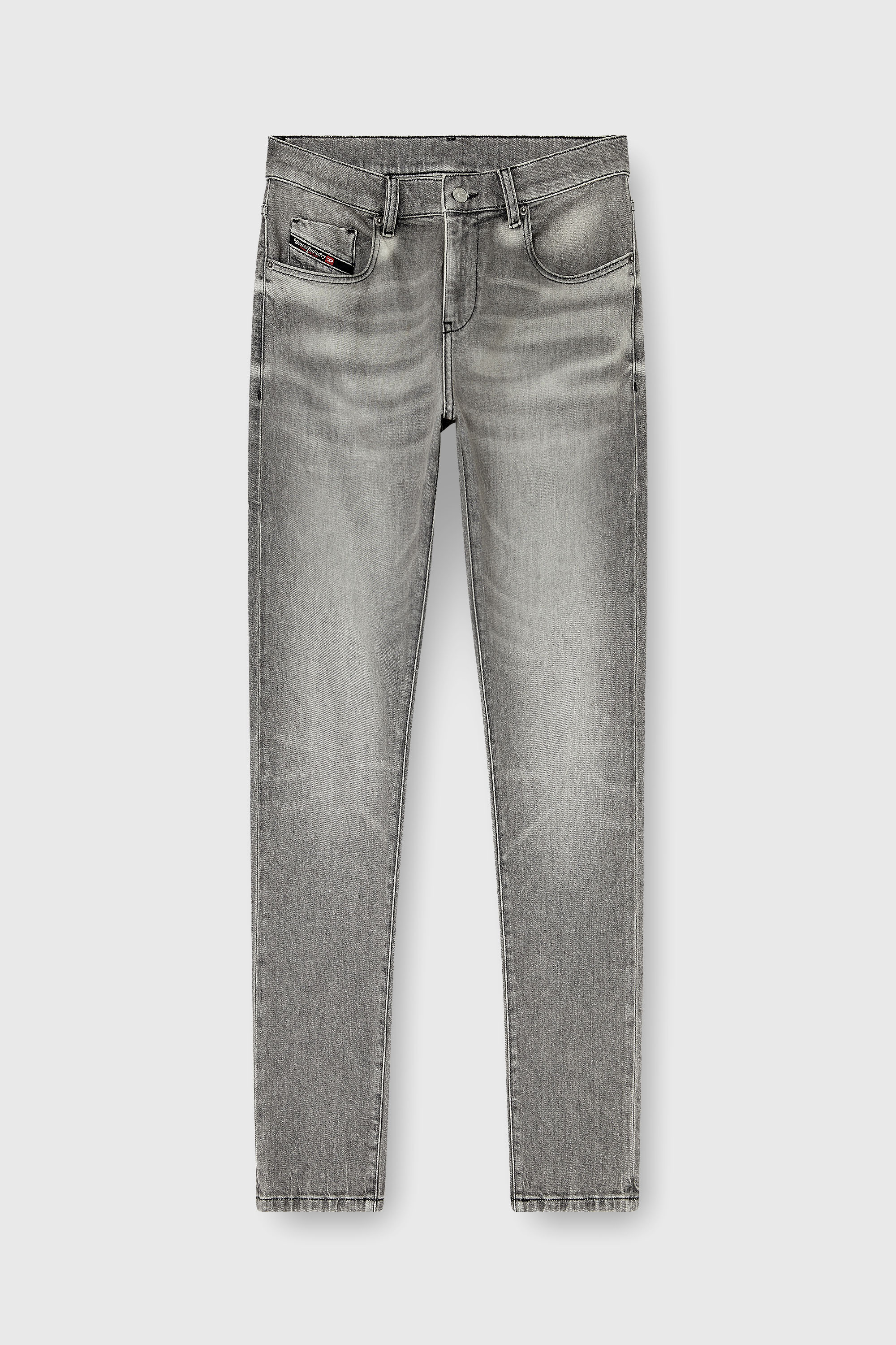 Diesel - Man's Slim Jeans 2019 D-Strukt 0KBBL, Light Grey - 6