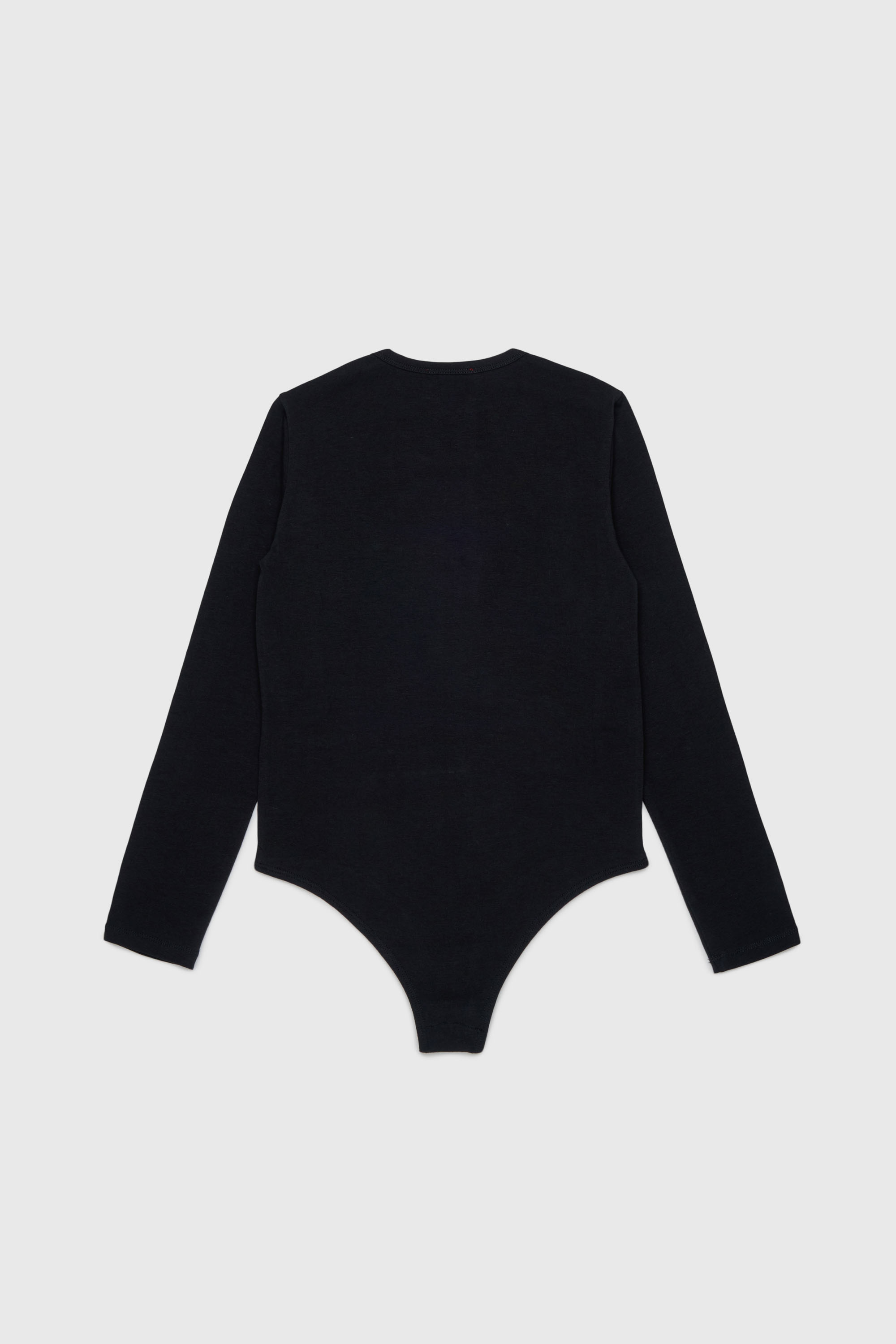 Diesel - BILIT, Woman's Long-sleeve bodysuit with Oval D logo in Black - 2