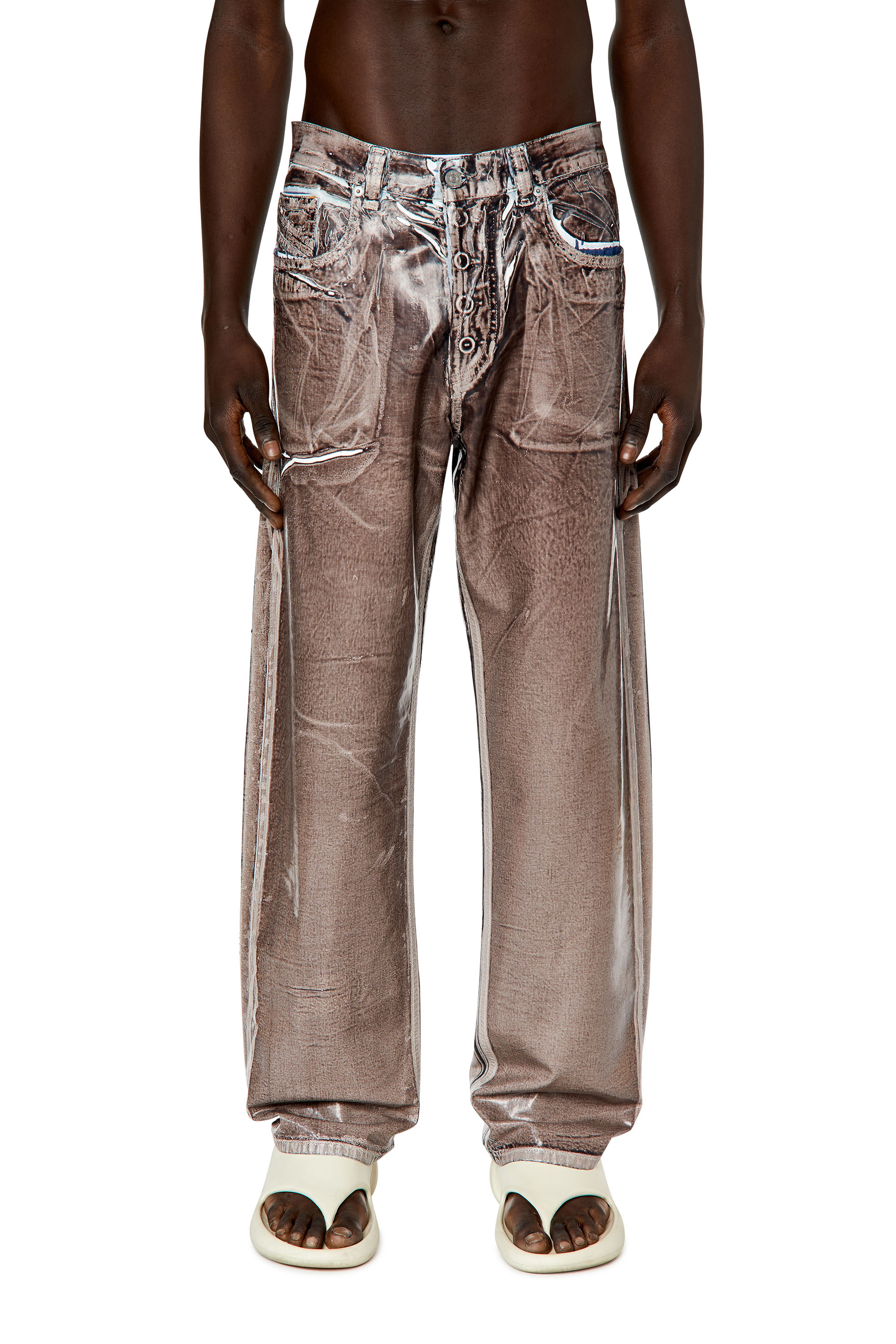 Diesel - 2010 D-Macs 068EI Straight Jeans, Brown - Image 1