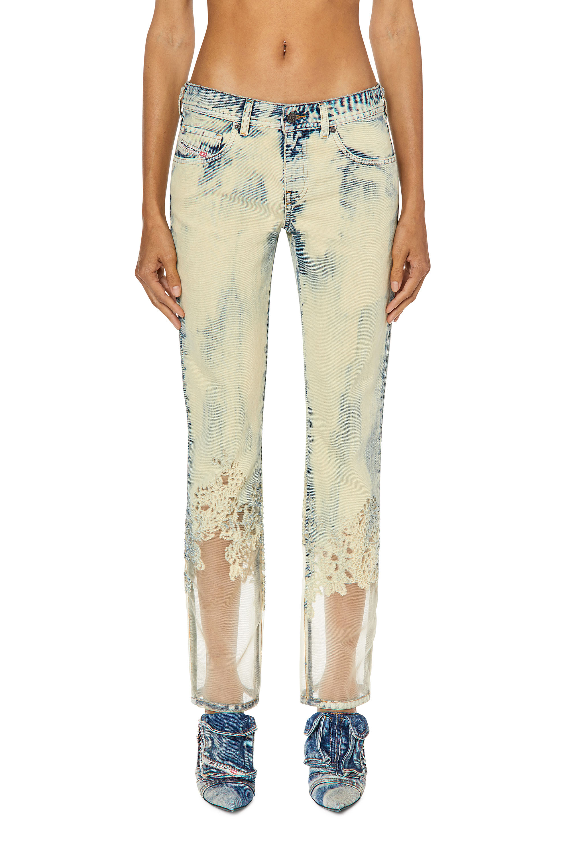 Diesel - 2002 068GP Straight Jeans, Light Blue - Image 1