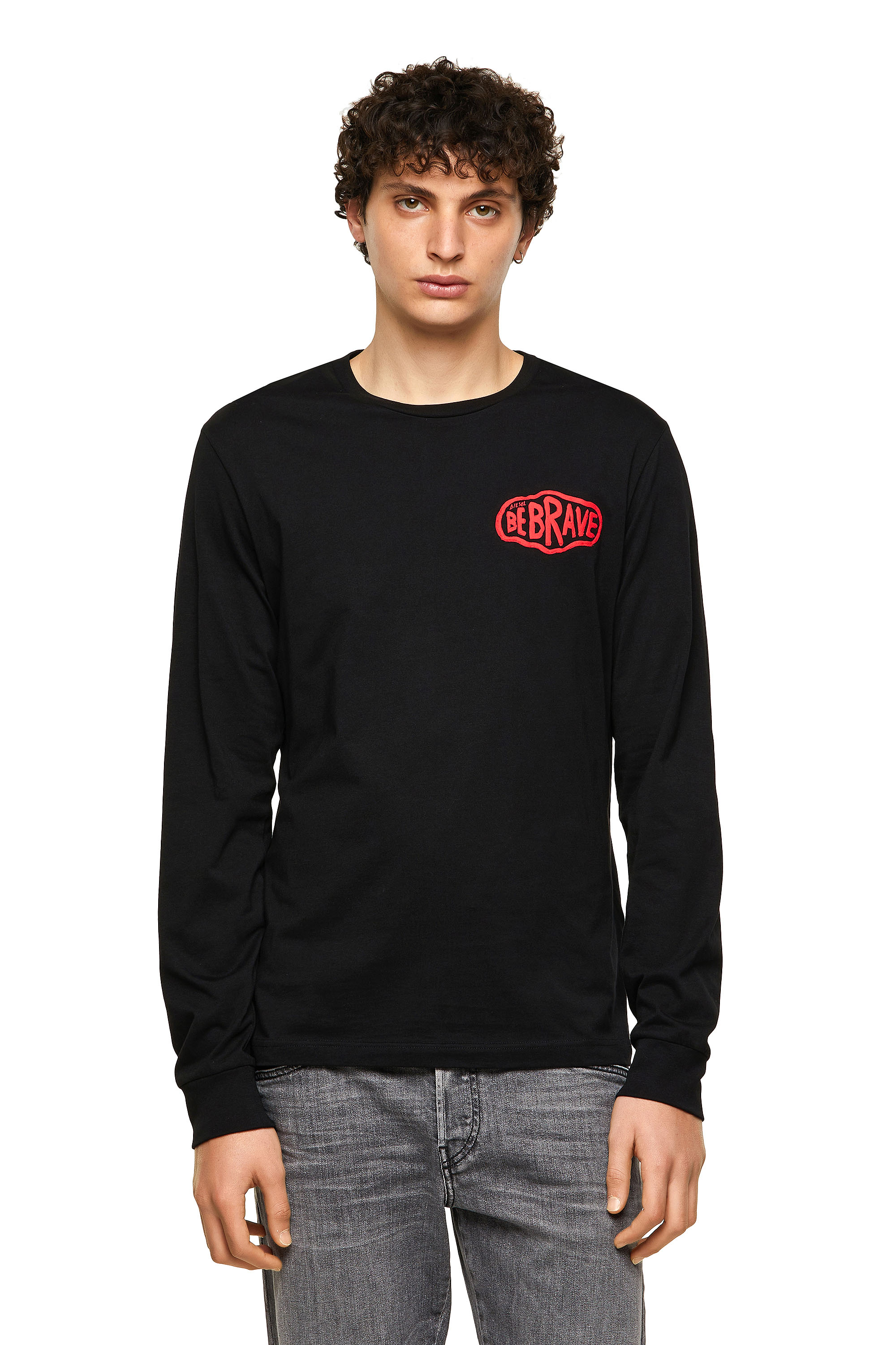 T-DIEGOS-LS-K24, Black - T-Shirts