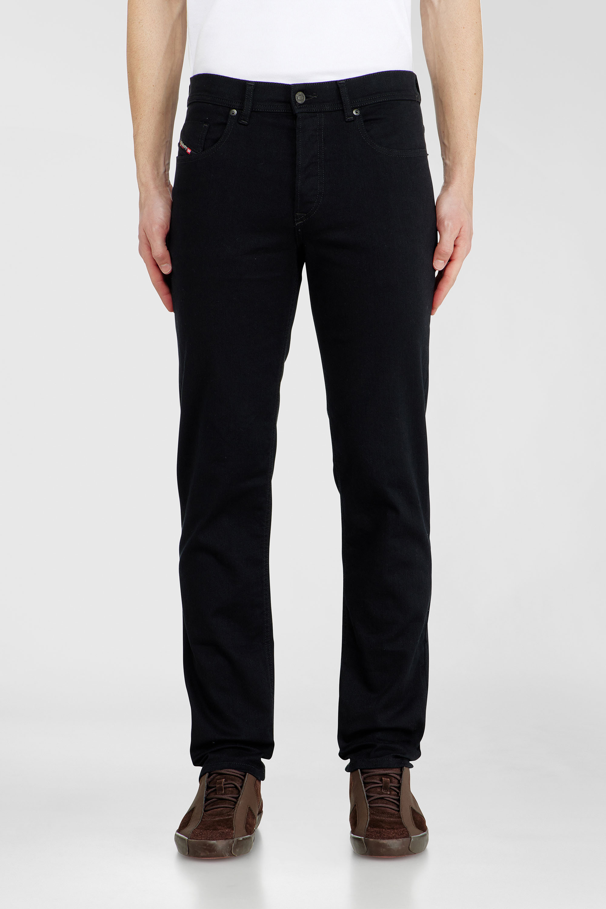 Diesel - Man's Regular Jeans 1985 Larkee 0688H, Black/Dark grey - 1