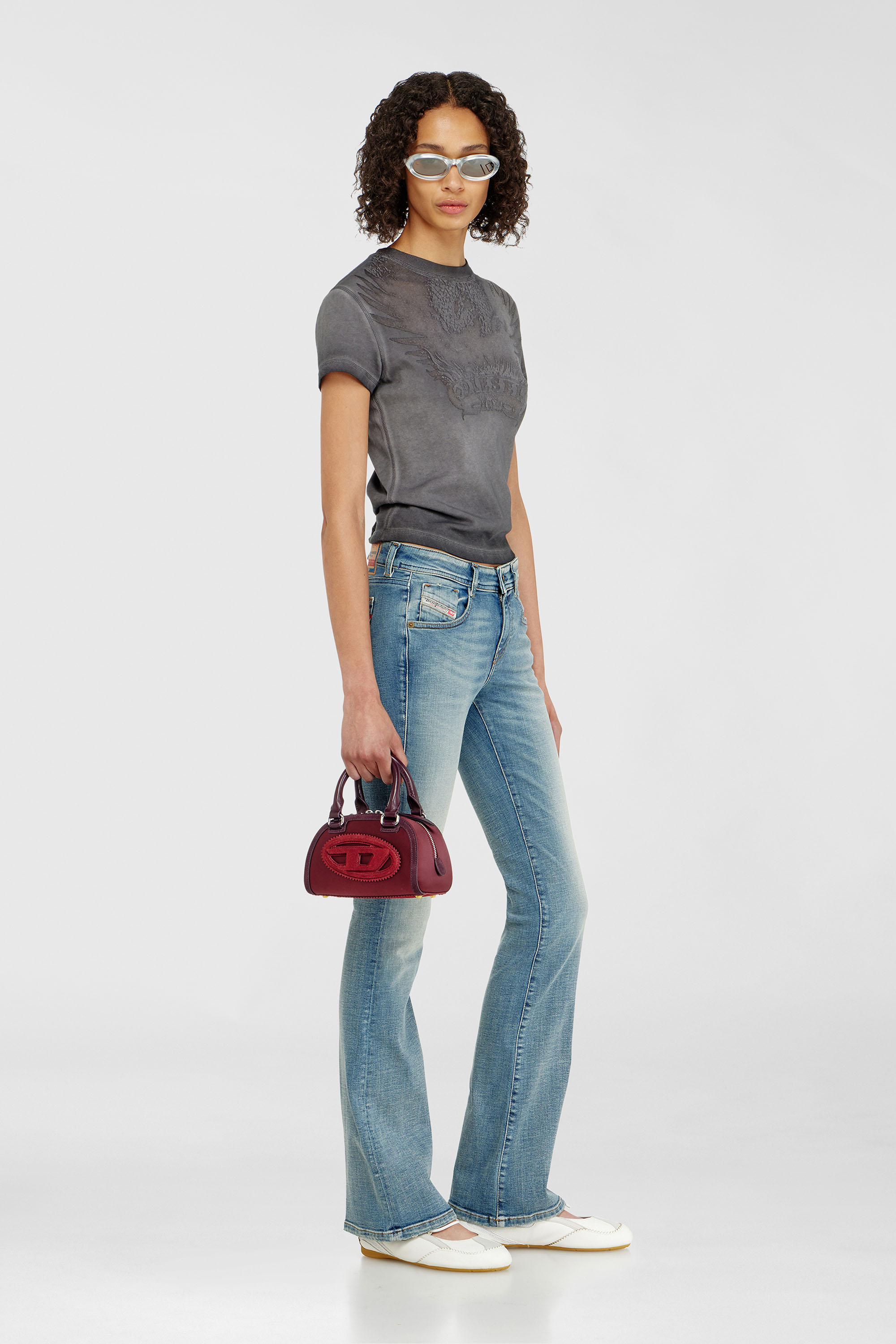 Diesel - Woman's Bootcut Jeans 1969 D-Ebbey 09P42, Light Blue - 1