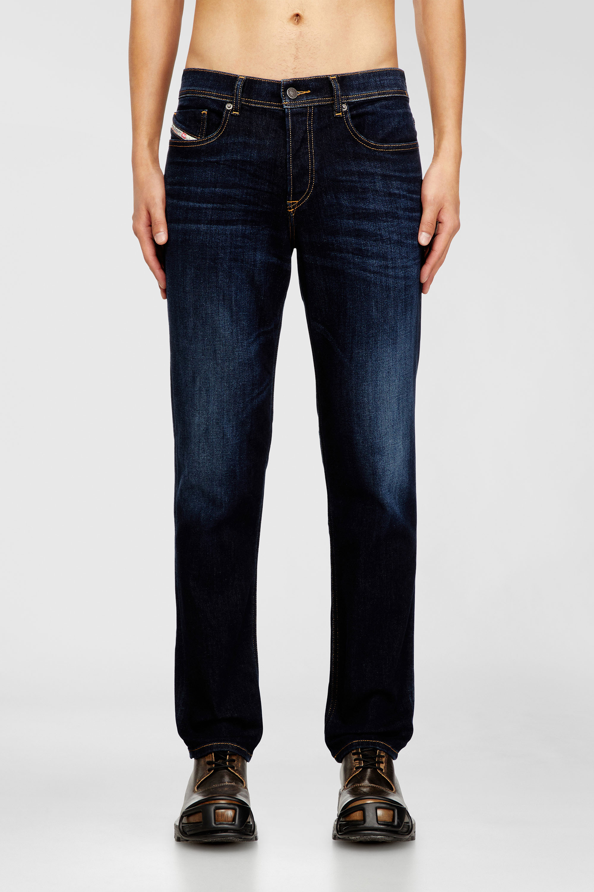 Diesel - Man's Regular Jeans 2023 D-Finitive 009ZS, Dark Blue - 2
