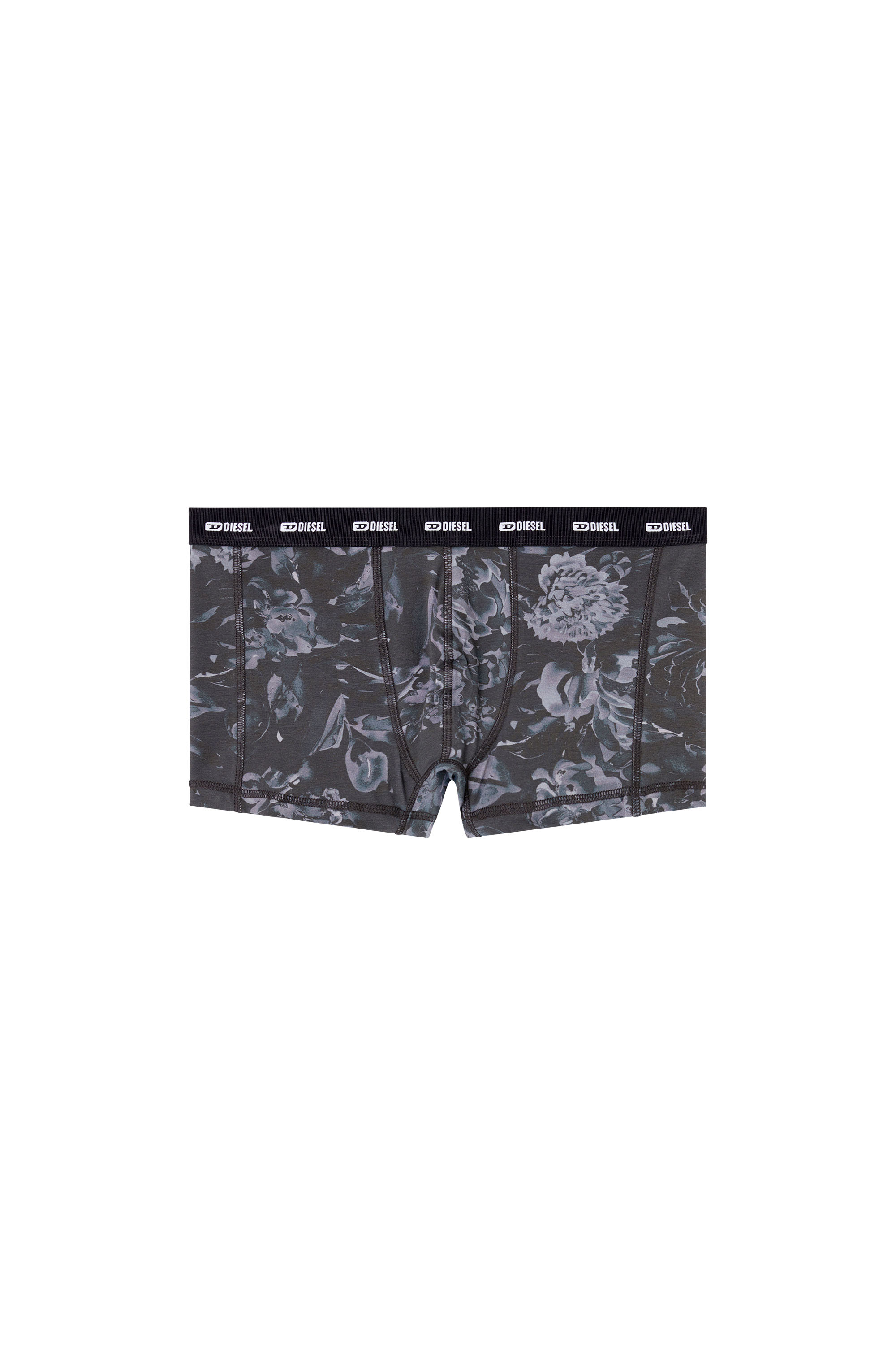 Diesel - DAMIEN-UTLT, Man's Boxer briefs with Flower print in Grey - 4