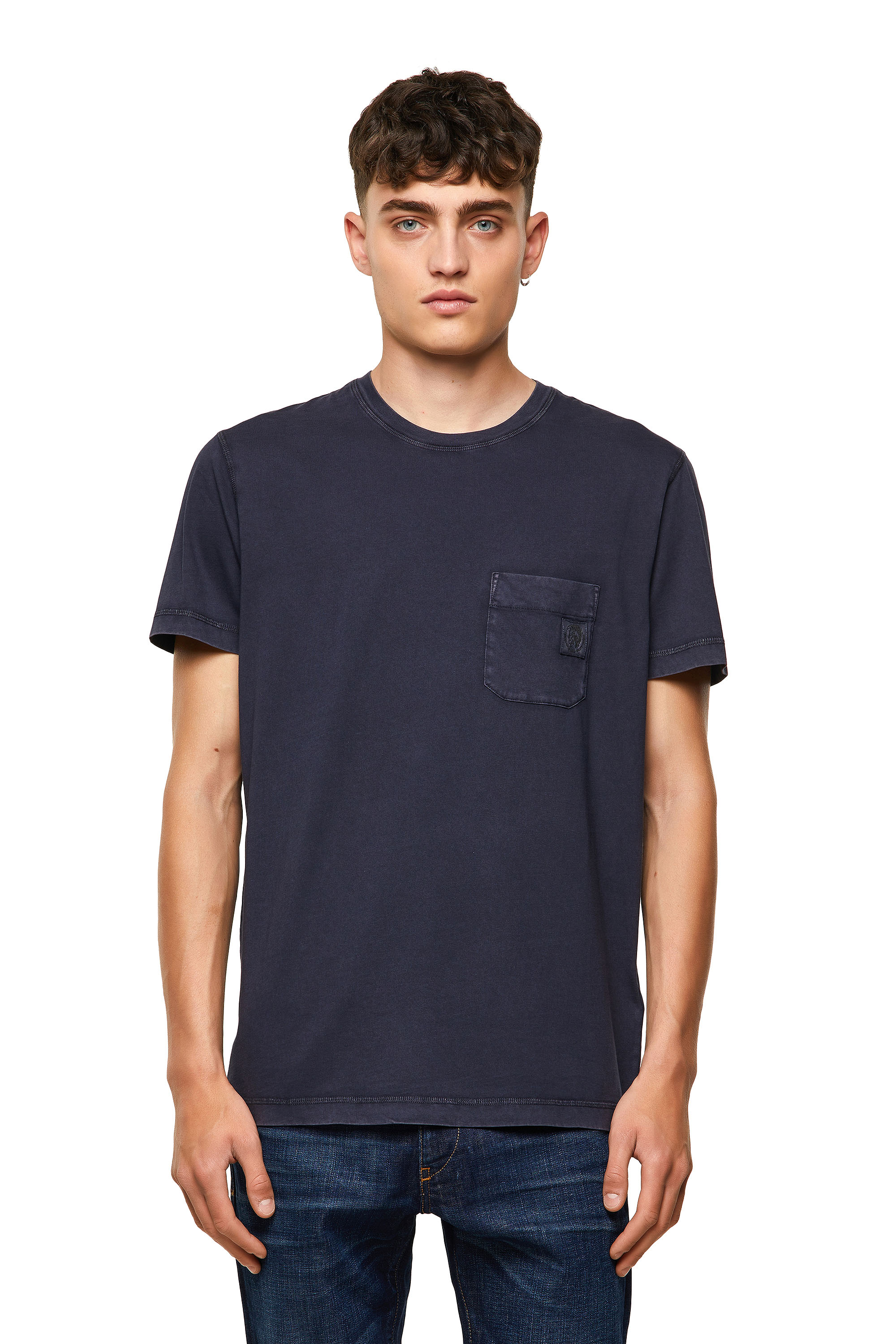 T-WORKY-MOHI-B1, Blue - T-Shirts