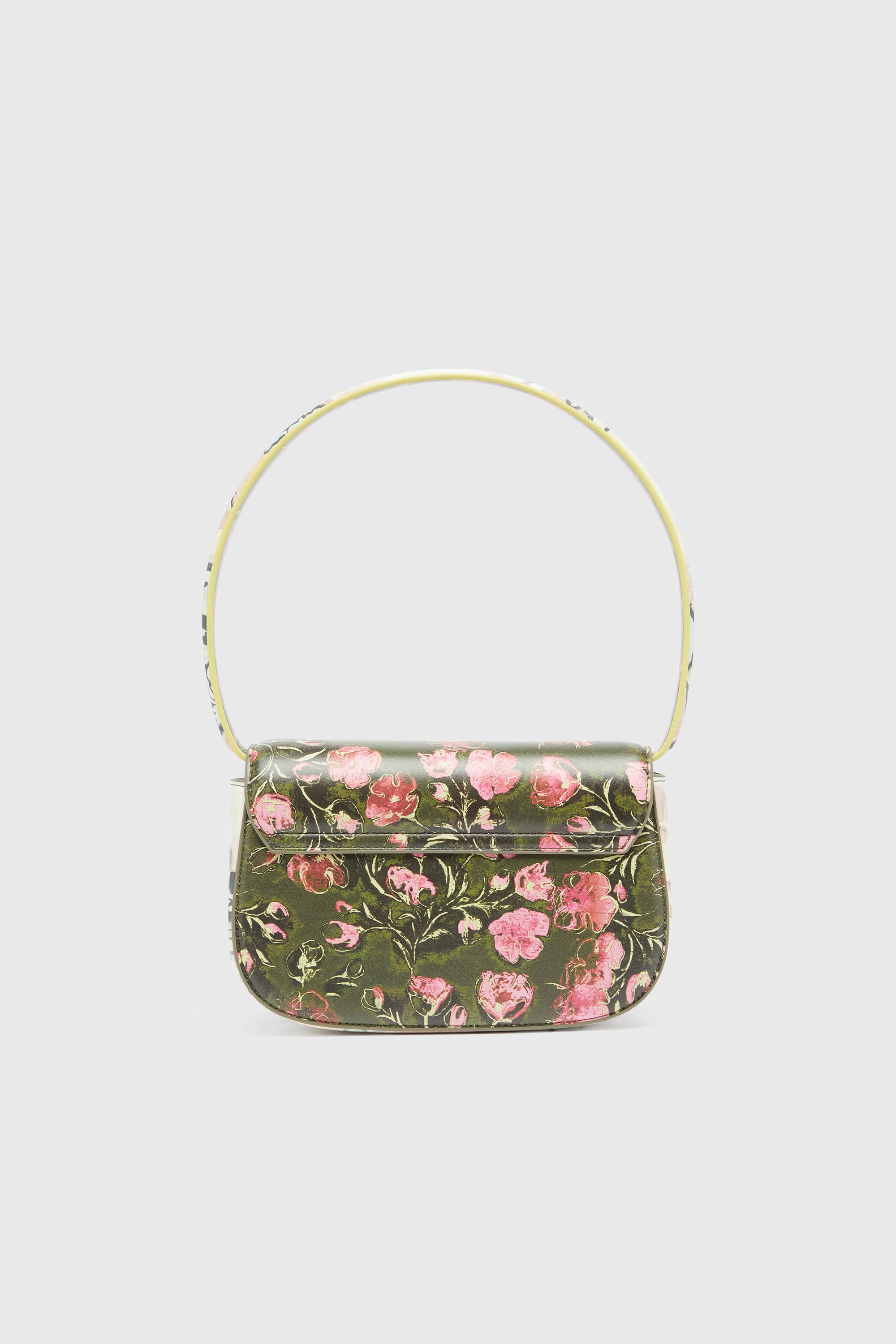 Diesel - 1DR, Woman's 1DR-Iconic shoulder bag with floral print in Multicolor - 2