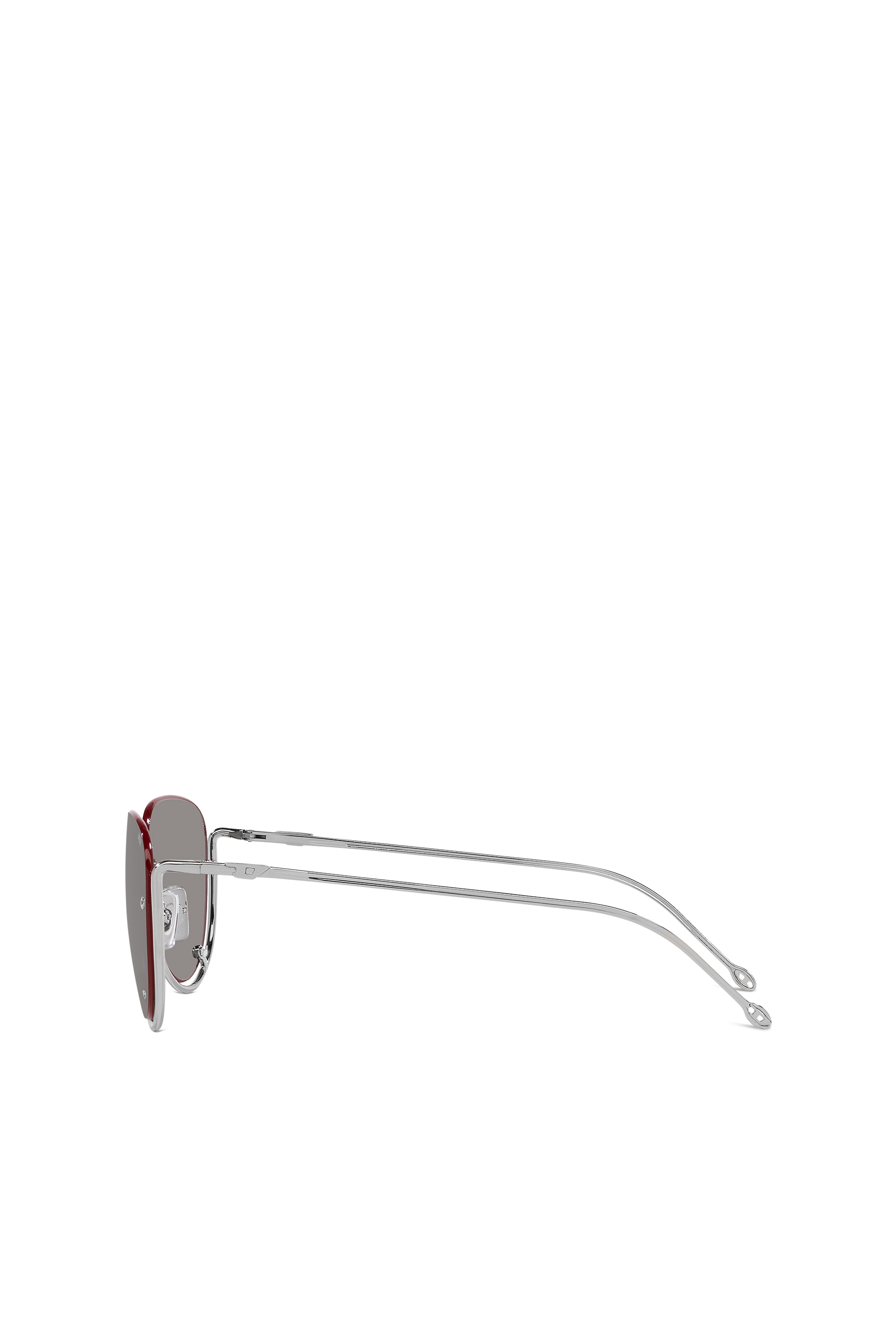 Diesel - 0DL1003, Unisex's Pilot model sunglasses in Silver - 4