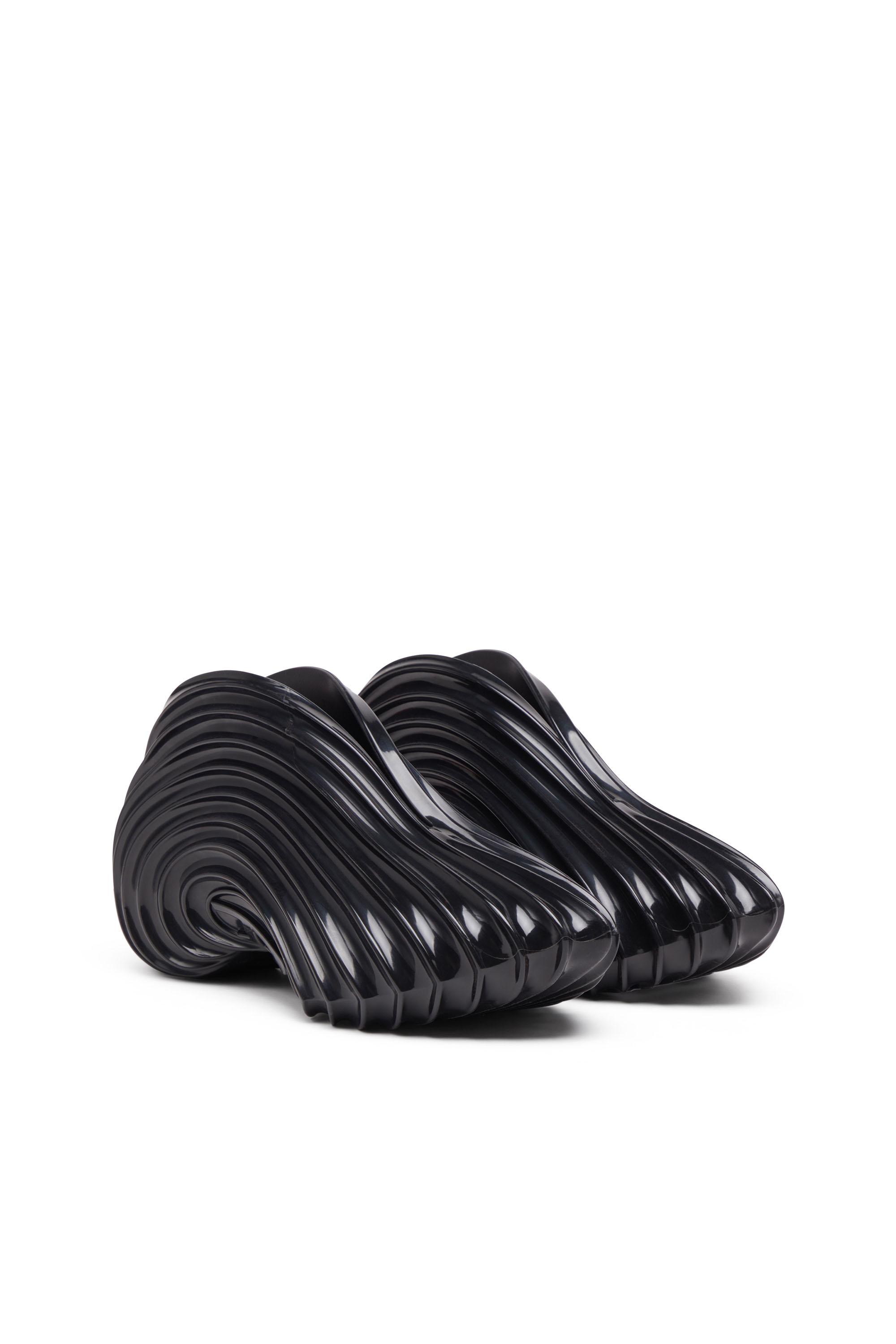 Diesel - MELISSA QUANTUM SNEAKERS X, Unisex's Slip-on sneaker in Melflex® in Black - 4