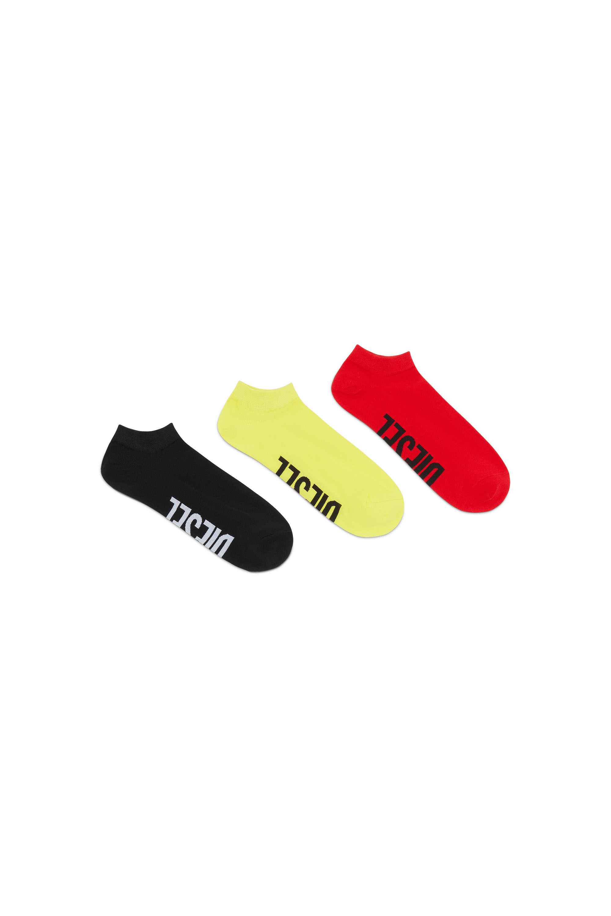 SKM-GOST-THREEPACK, Black/Red - Socks