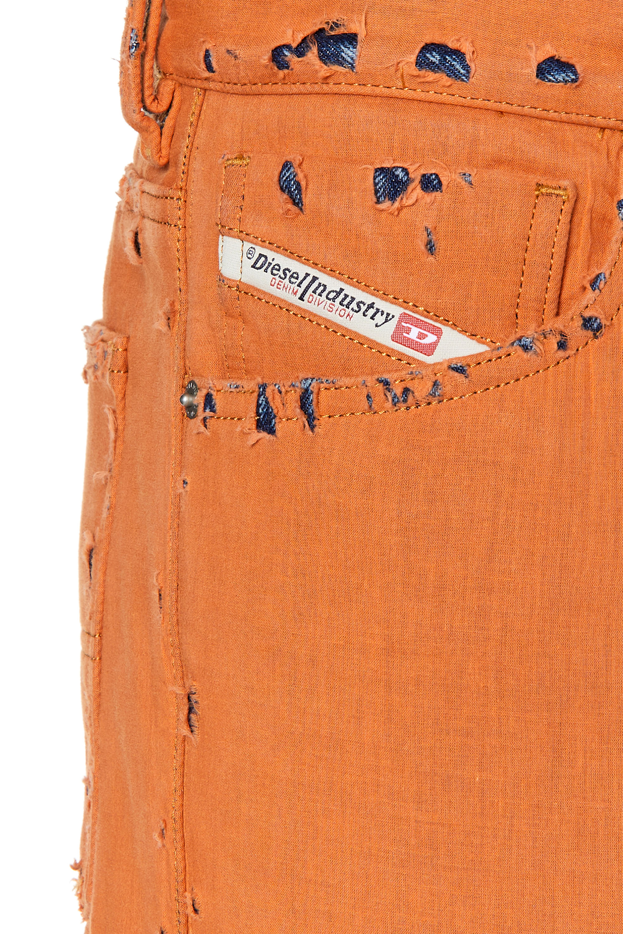 Diesel - 1995 D-Sark 007R5 Straight Jeans, Orange - Image 3