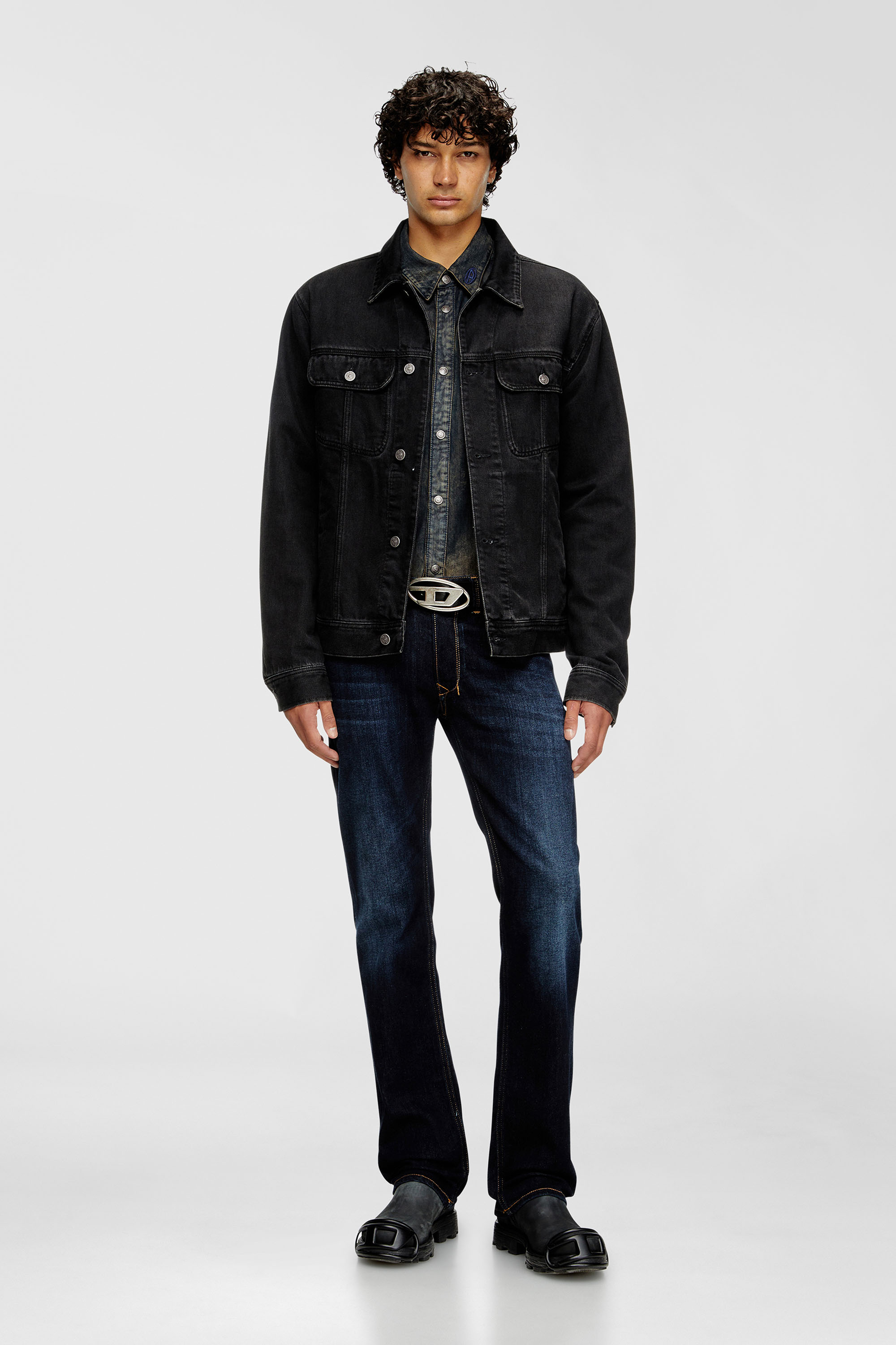 Diesel - Man's Regular Jeans 1985 Larkee 009ZS, Dark Blue - 2