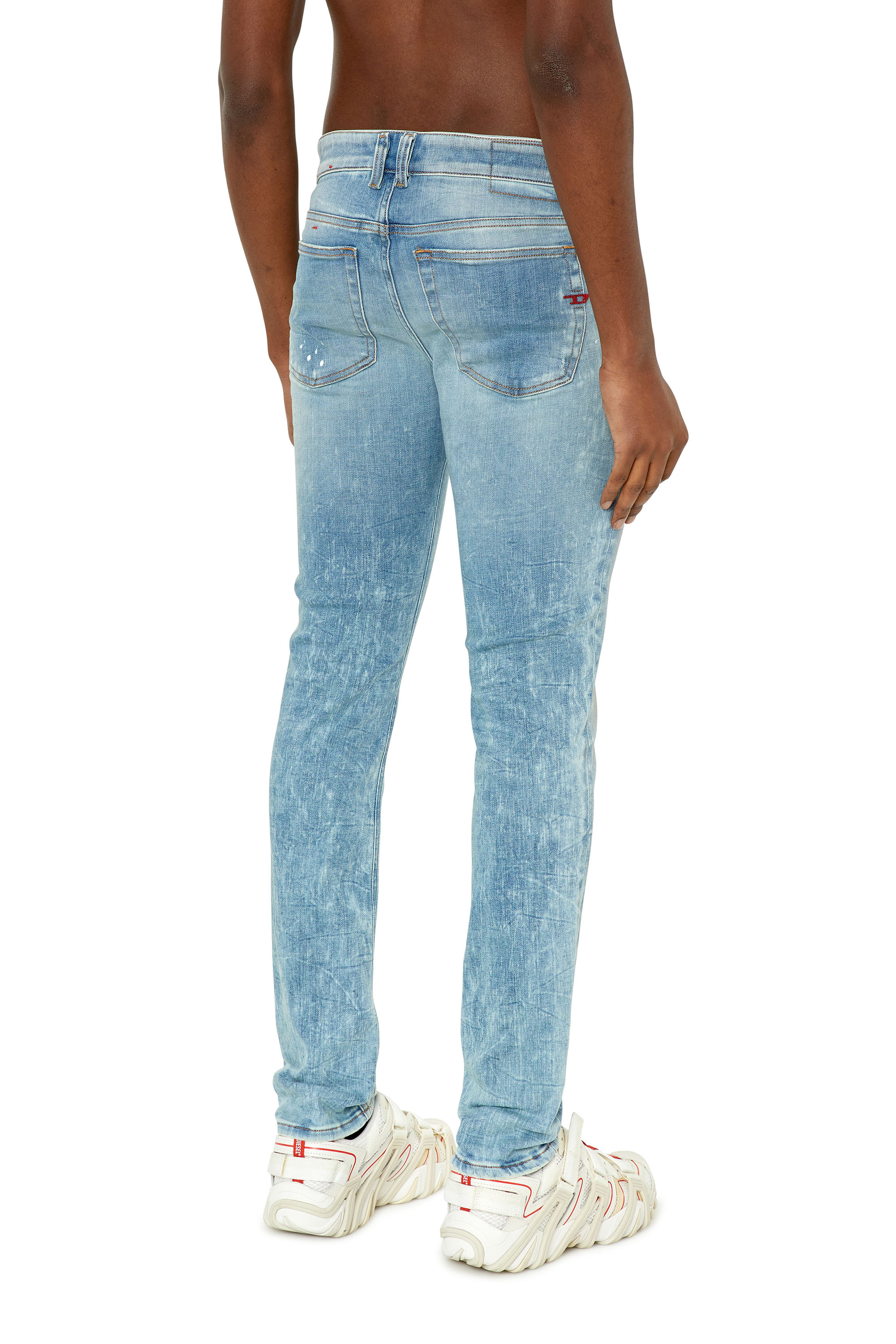 Diesel - 1979 Sleenker 09F08 Skinny Jeans, Light Blue - Image 2
