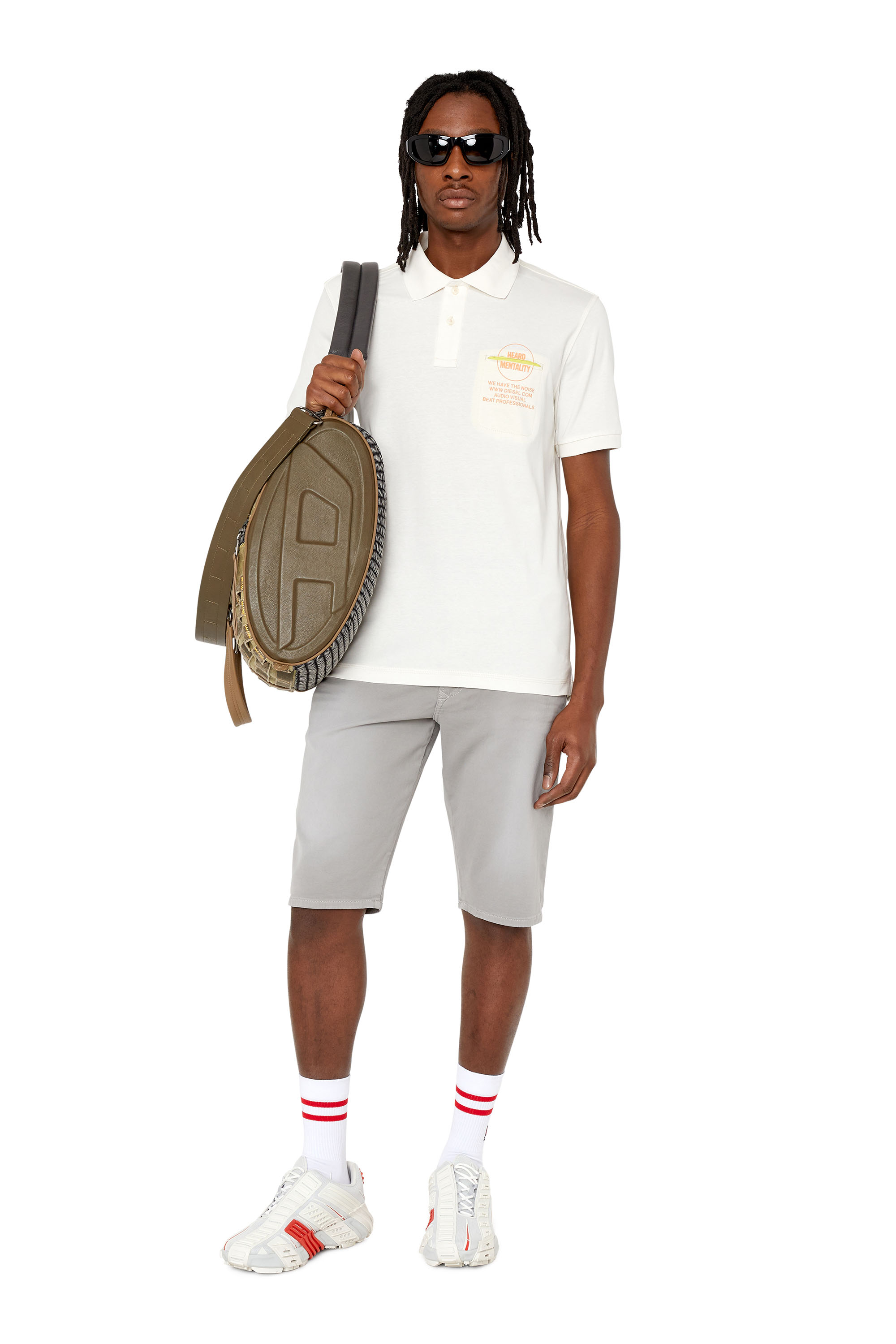 Diesel - T-SPOUCH, White - Image 6