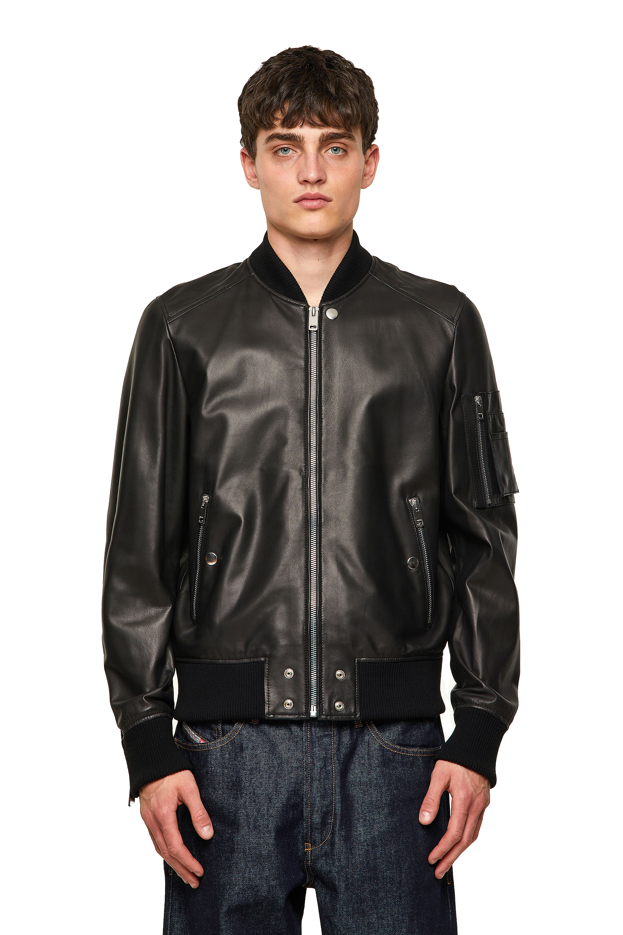 L-ABBOTT, Black - Leather jackets