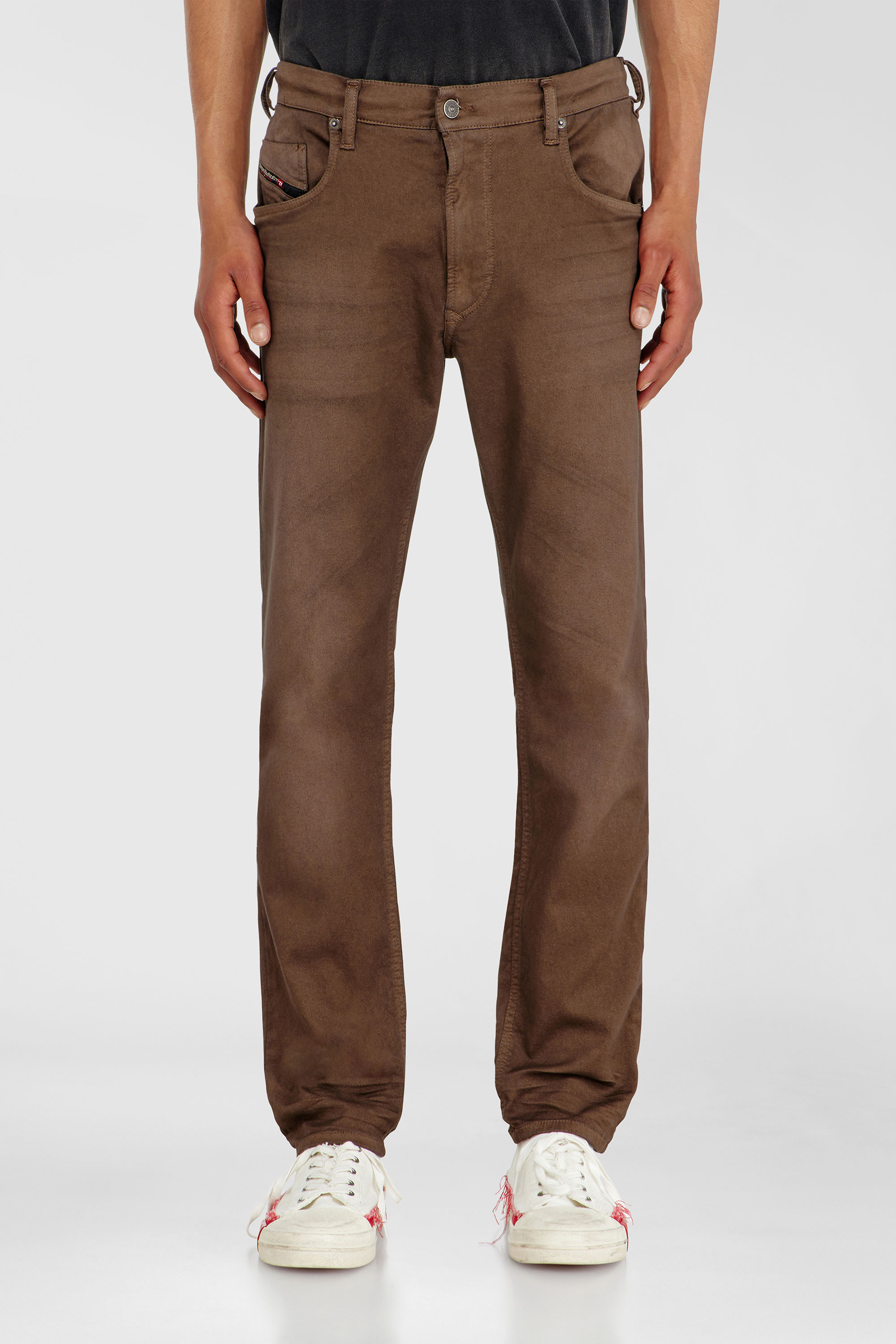 Diesel - Man's Regular 2032 D-Krooley-BW Joggjeans&reg; 0670M, Brown - 1