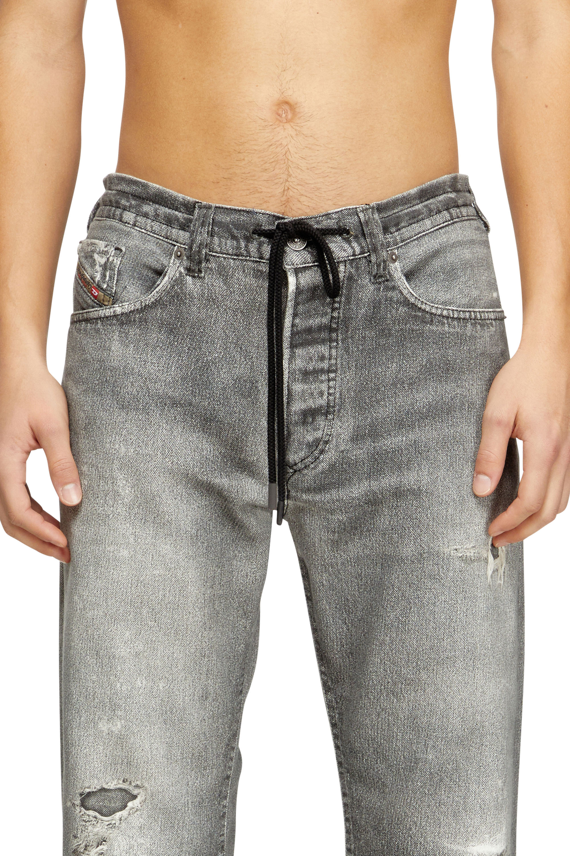 Diesel - Man's Relaxed 2080 D-Reel Joggjeans® 068US, Grey - 5