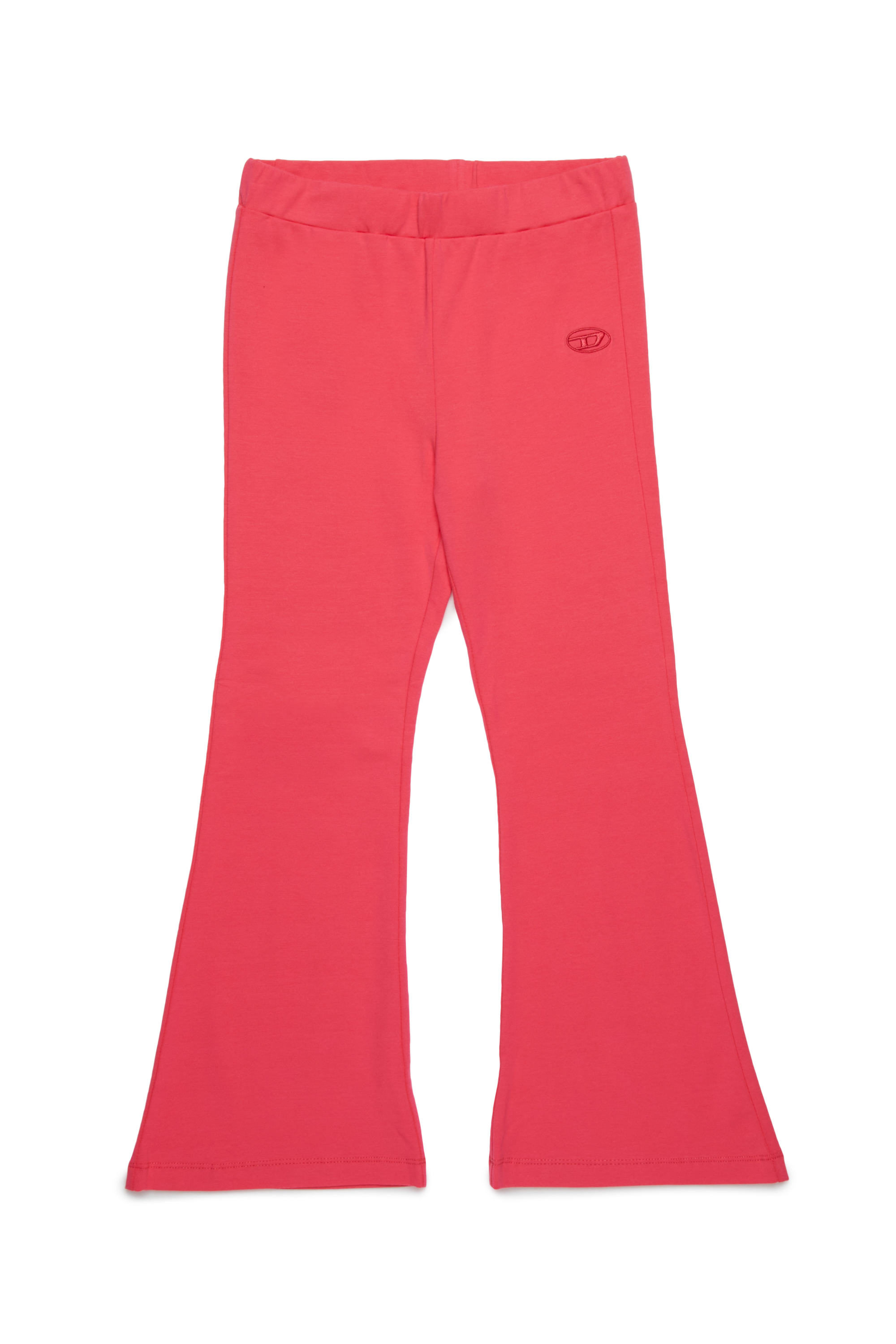 Diesel - PKIA, Woman's Flared leggings  with Oval D embroidery in Pink - 1