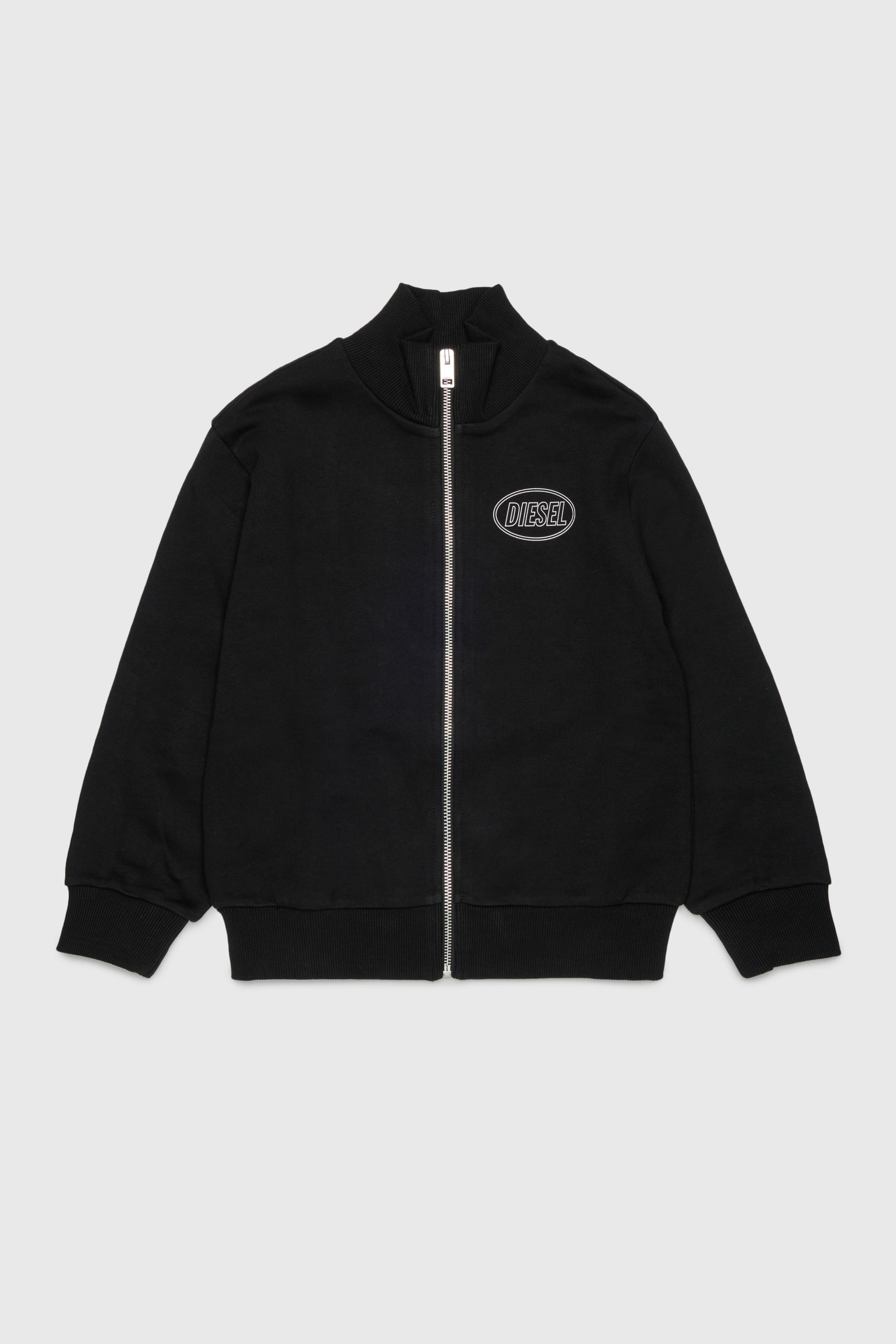 Cotton sweatshirt with logo print