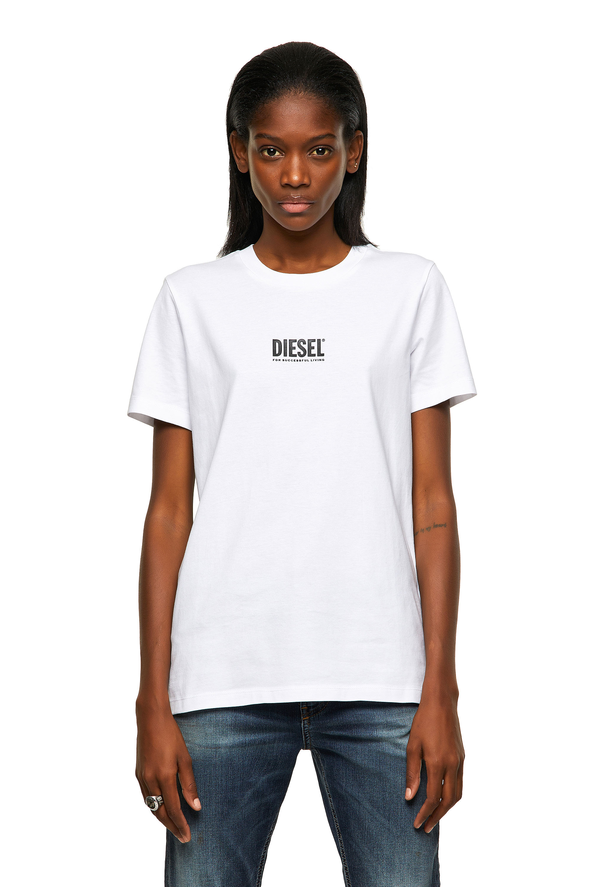 T-SILY-ECOSMALLOGO, White - T-Shirts
