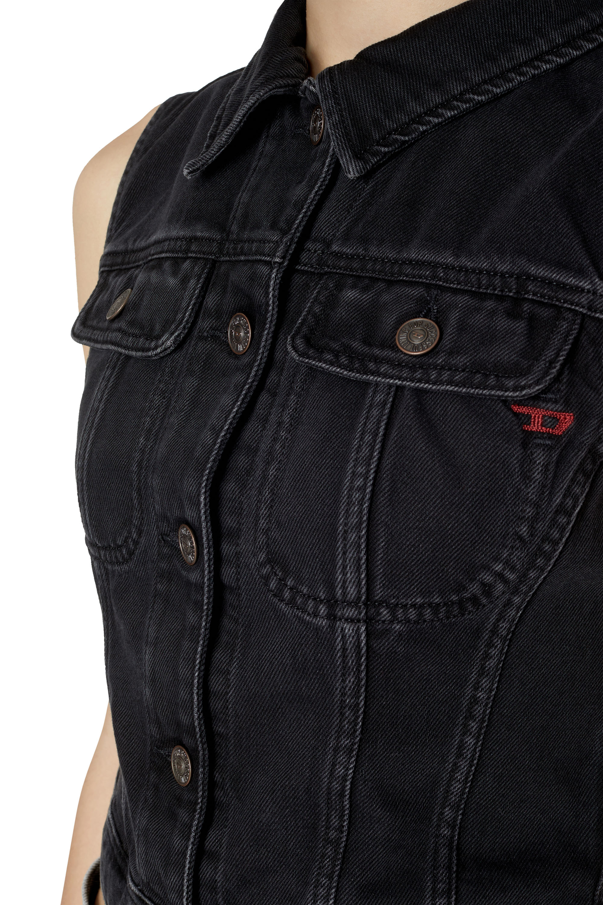 Diesel - DE-SLIMMY-SM, Black/Dark grey - Image 5
