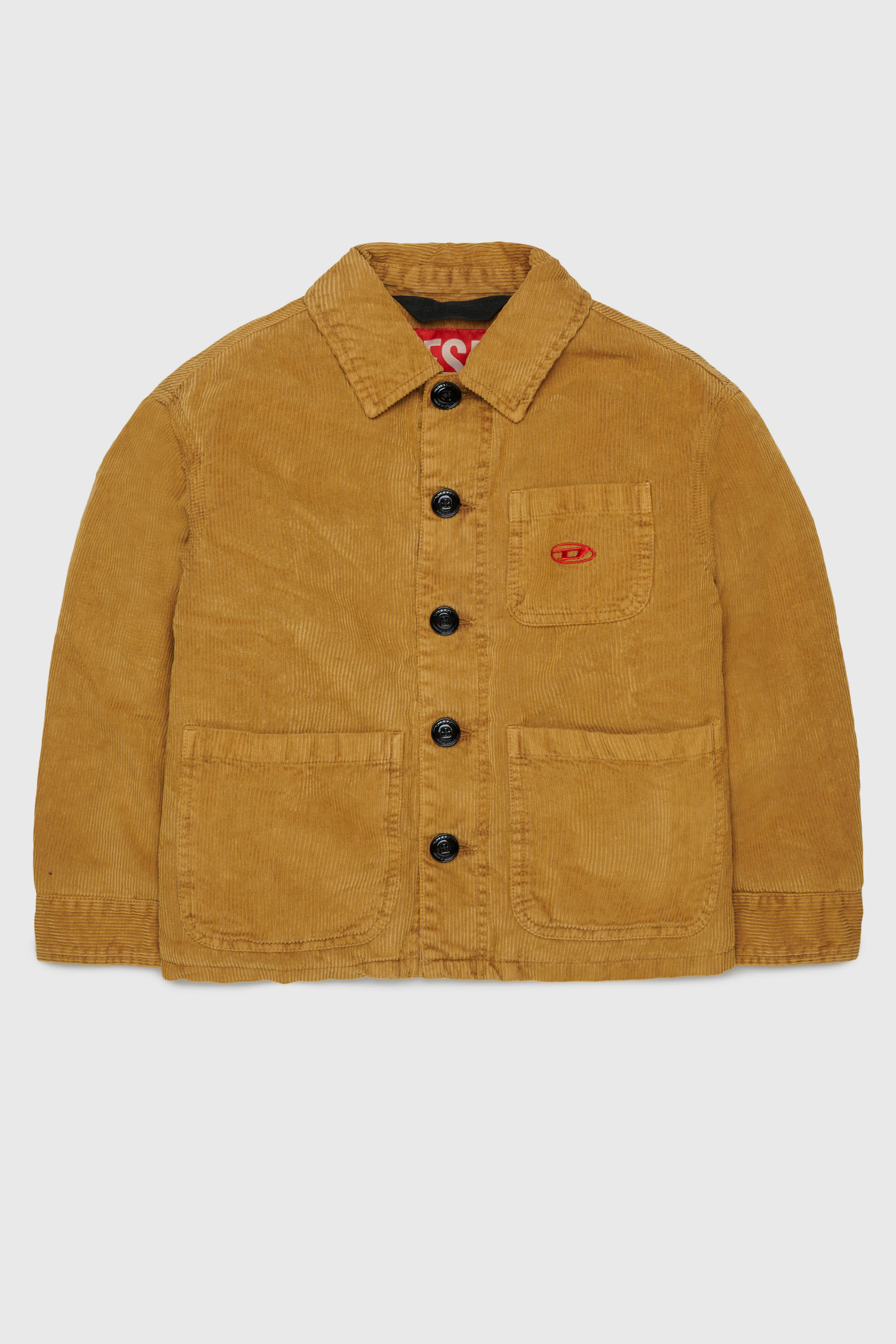 Corduroy shirt jacket