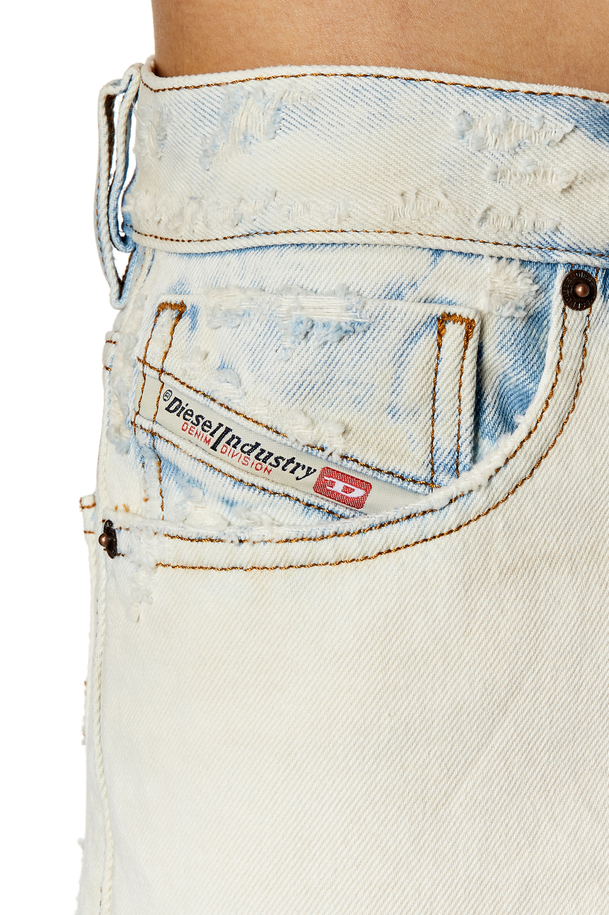 Diesel - Straight Jeans 1995 D-Sark 007L5, White - Image 3