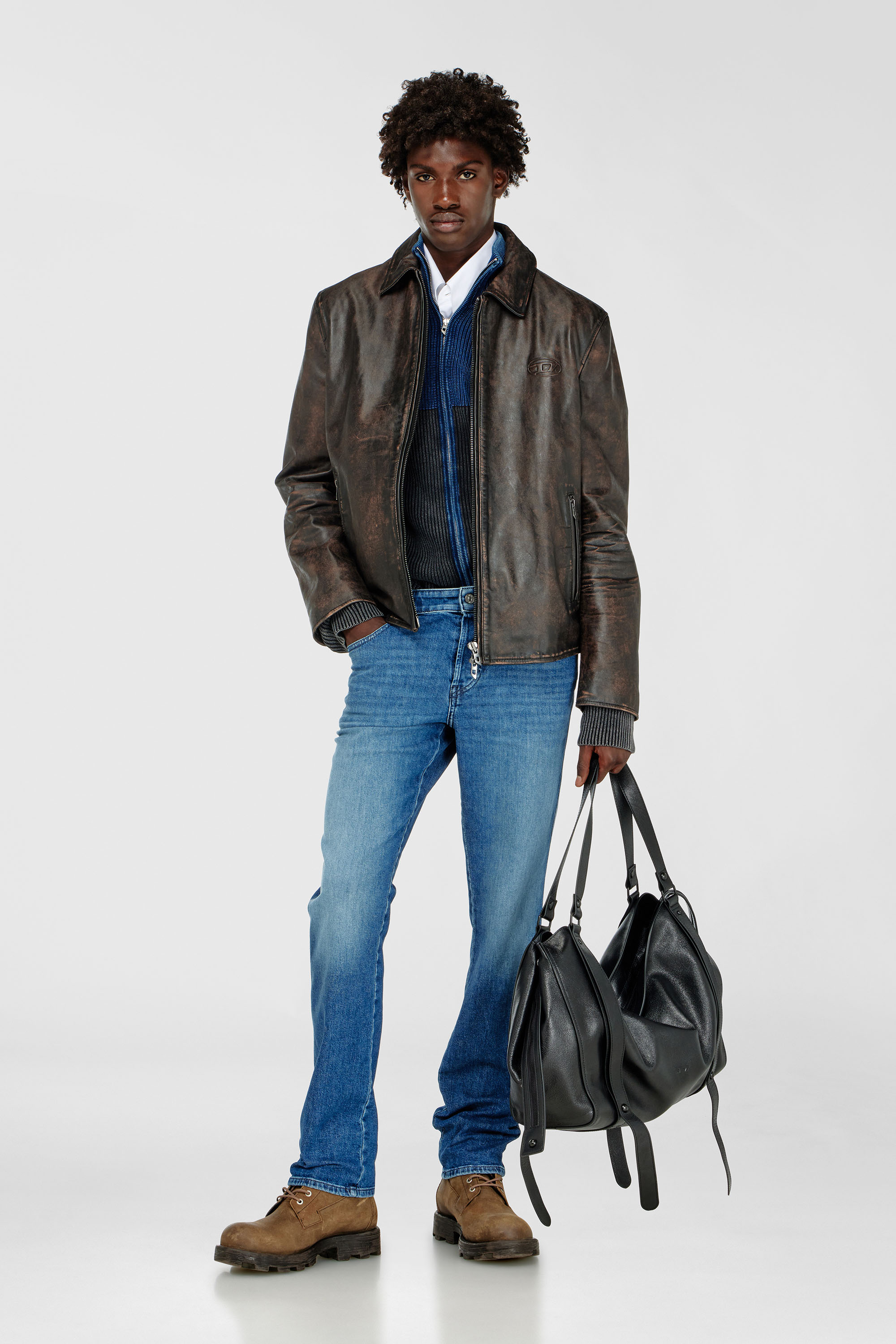 Diesel - Man's Slim Jeans 1993 D-Vyl 0HKJM, Medium blue - 1