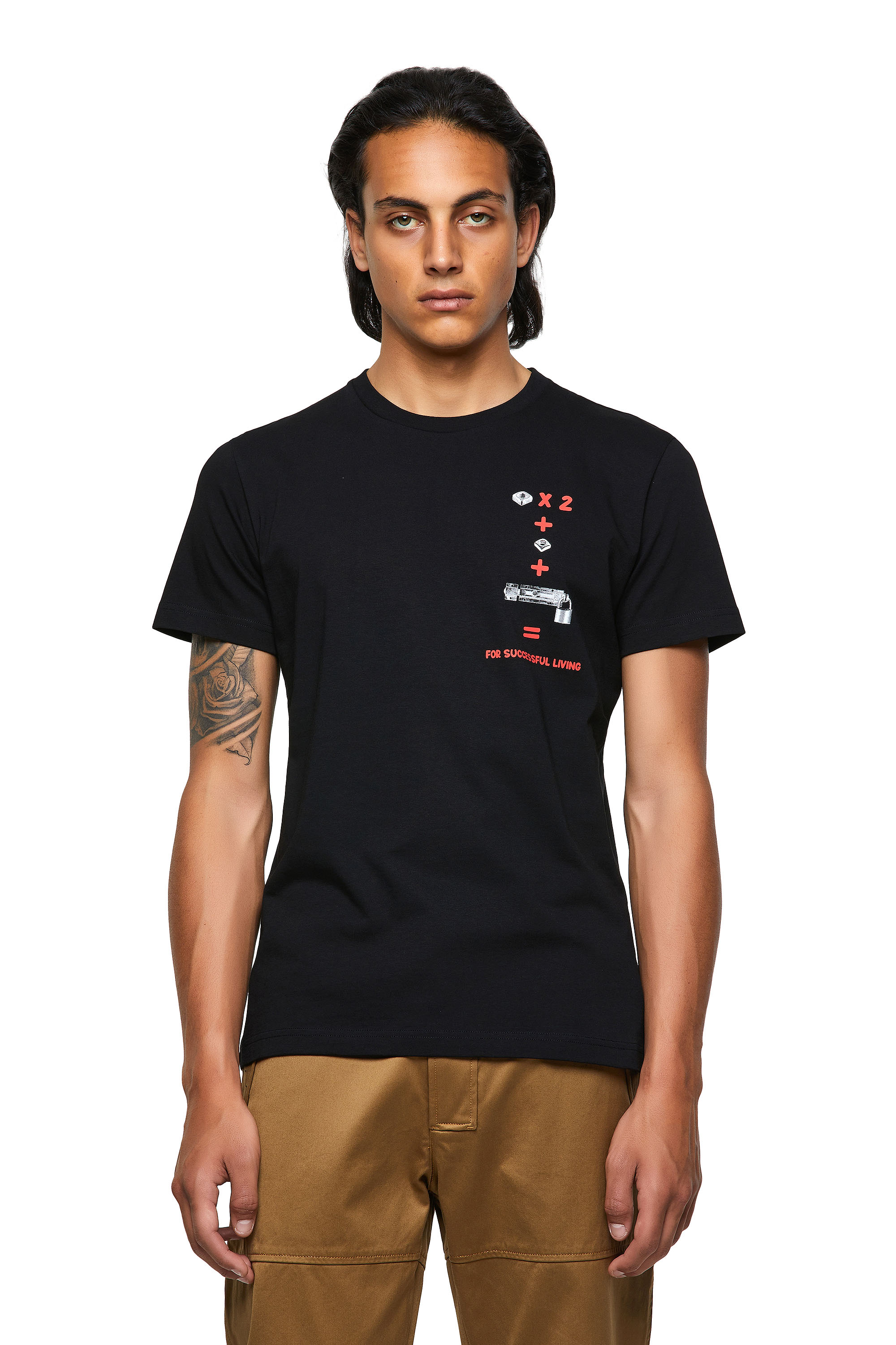 T-DIEGOS-B4, Black - T-Shirts