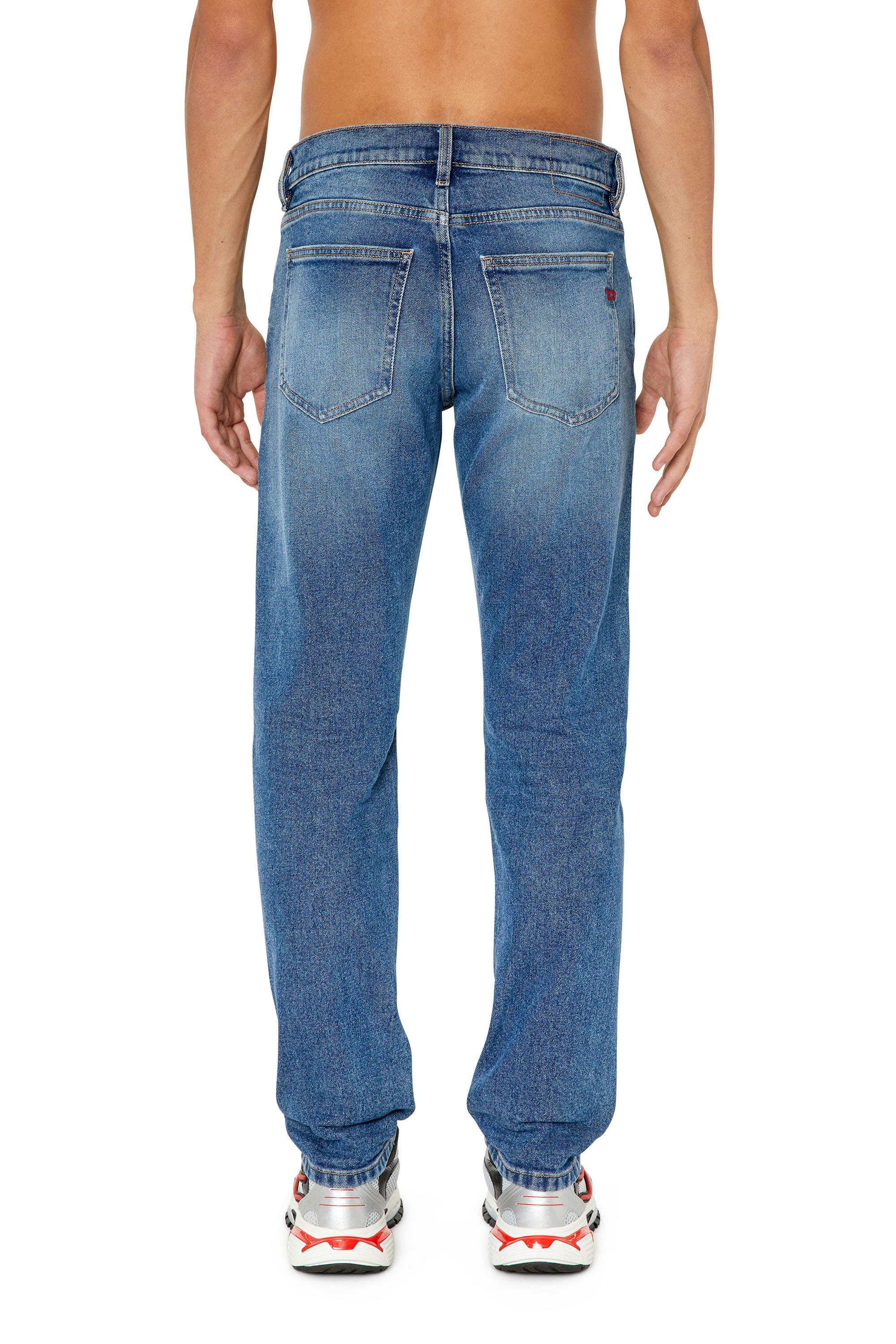 Diesel - 2019 D-Strukt 0NFAJ Slim Jeans, Medium blue - Image 2