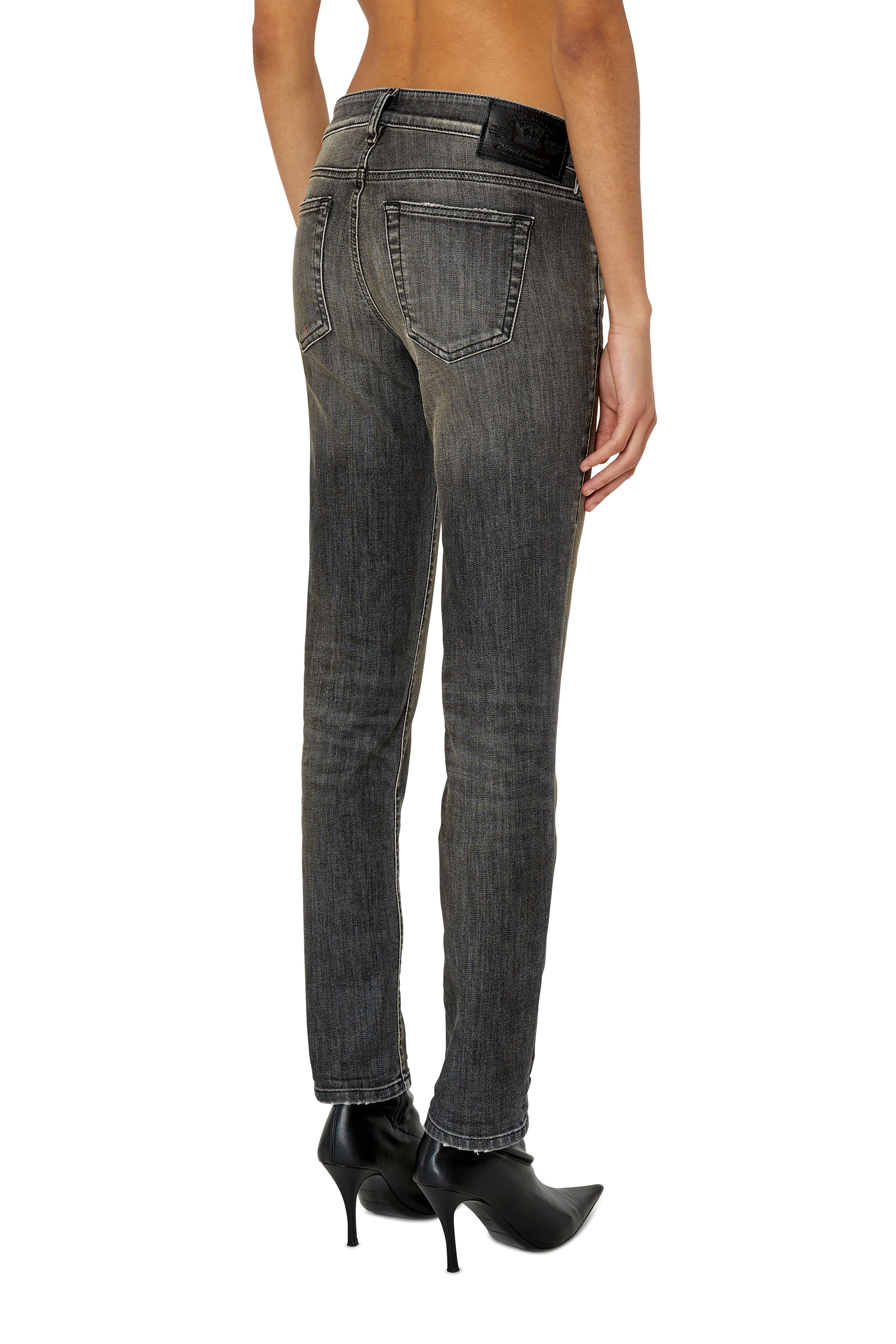 Diesel - D-Ollies JoggJeans® 09F01 Slim, Black/Dark grey - Image 2