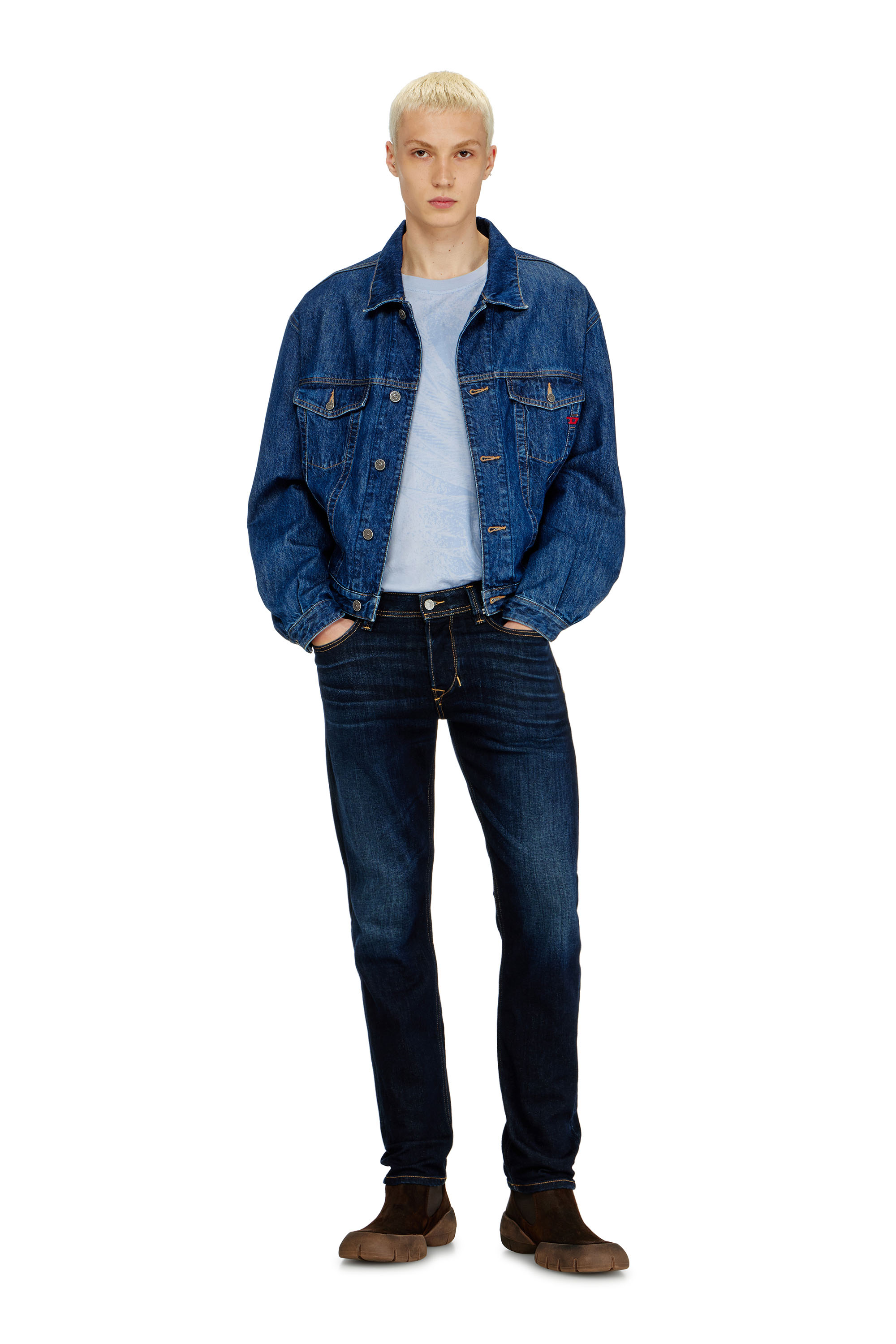 Diesel - Man's Regular Jeans 1986 Larkee-Beex 09Q15, Dark Blue - 1