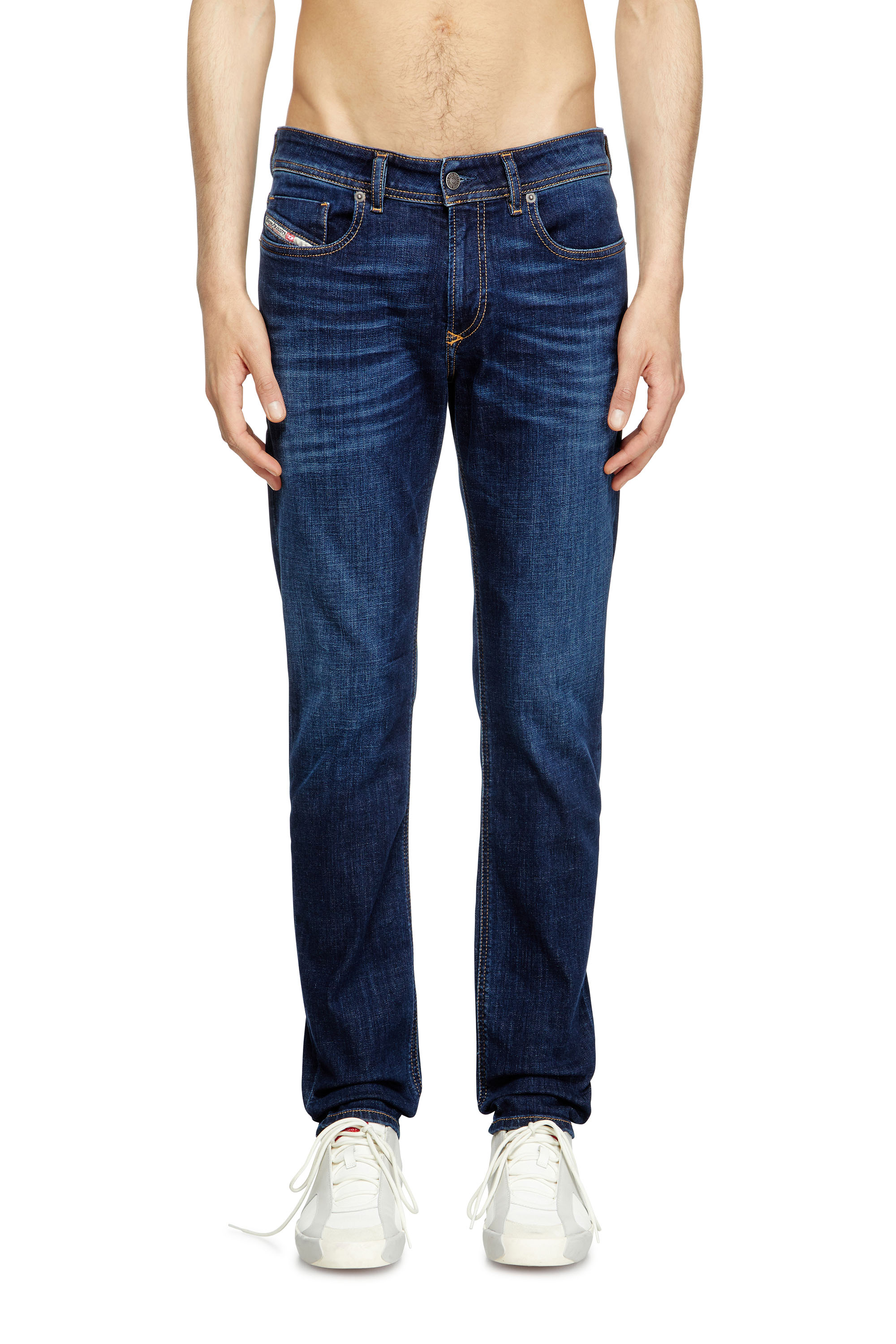 Diesel - Man's Skinny Jeans 1979 Sleenker 09J17, Dark Blue - 2