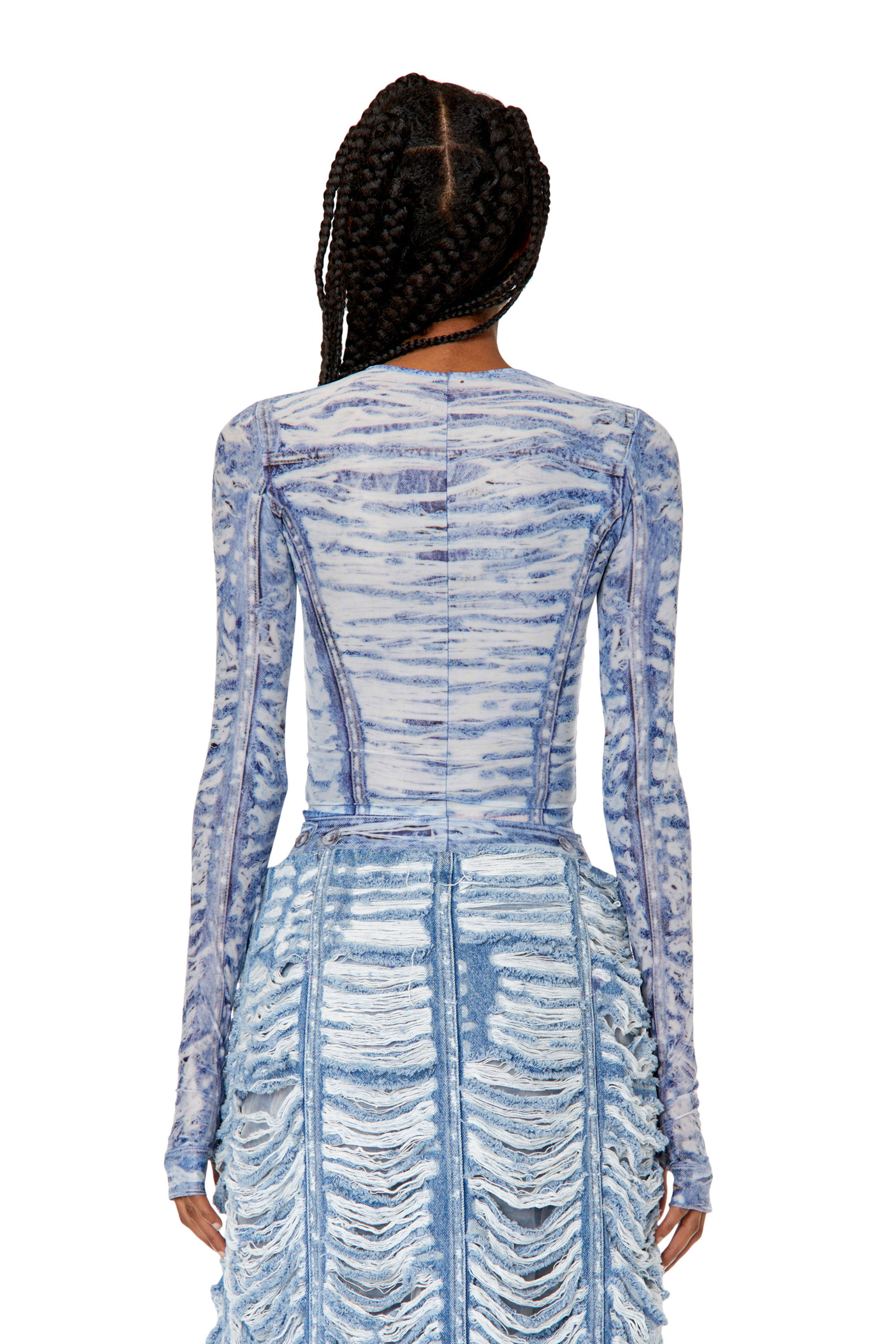 Diesel - T-CLAUZI-H2, Blue/White - Image 4