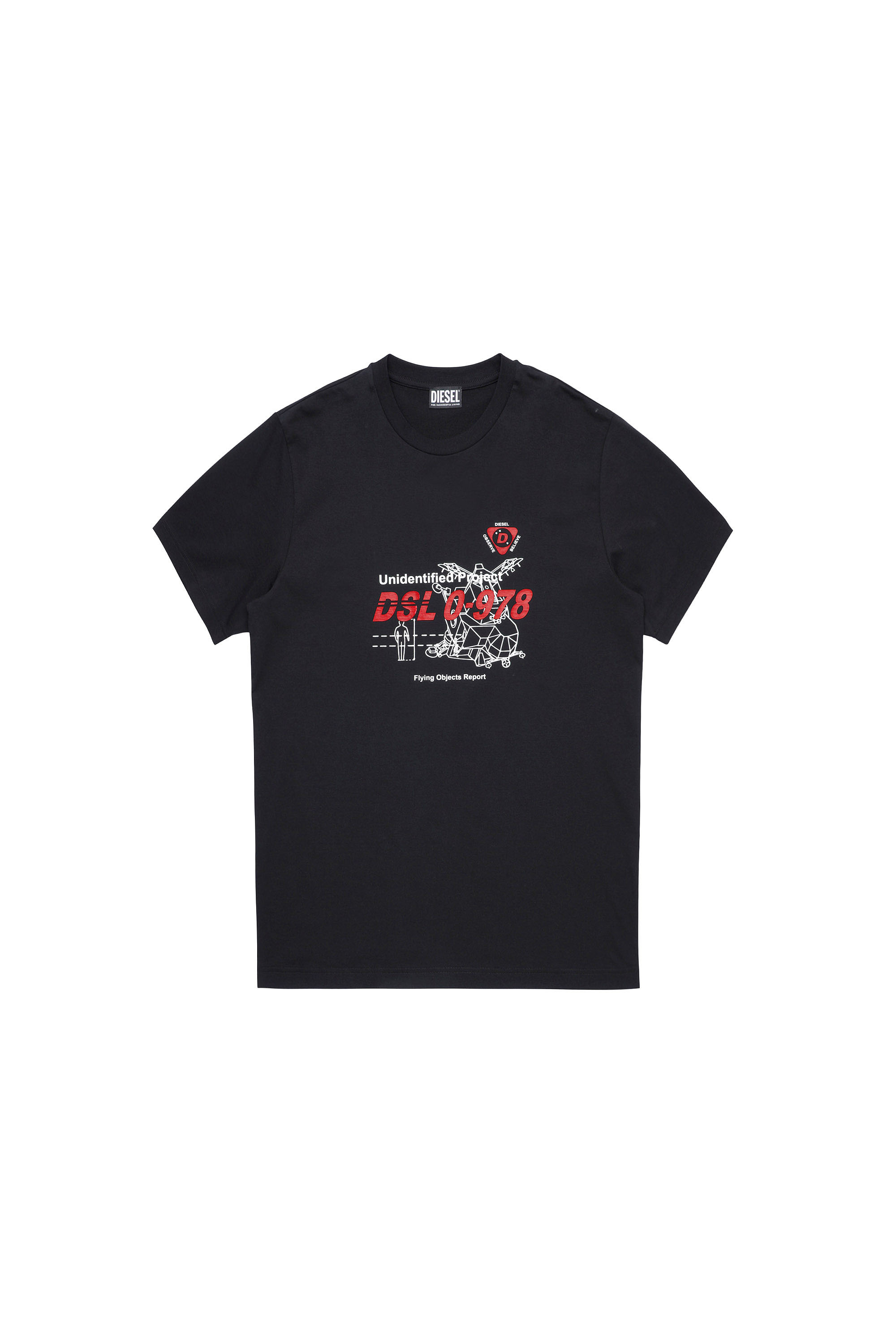 T-DIEGOS-B82, Black - T-Shirts
