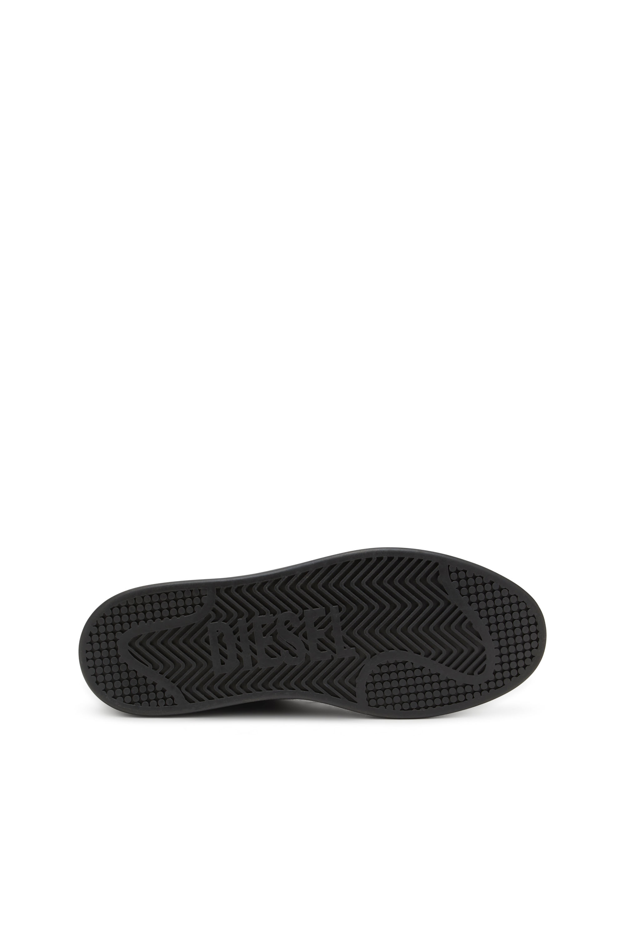 Diesel - S-DAKOTA LOW, Man's S-Dakota-Leather sneakers with perforated logo in Black - 5