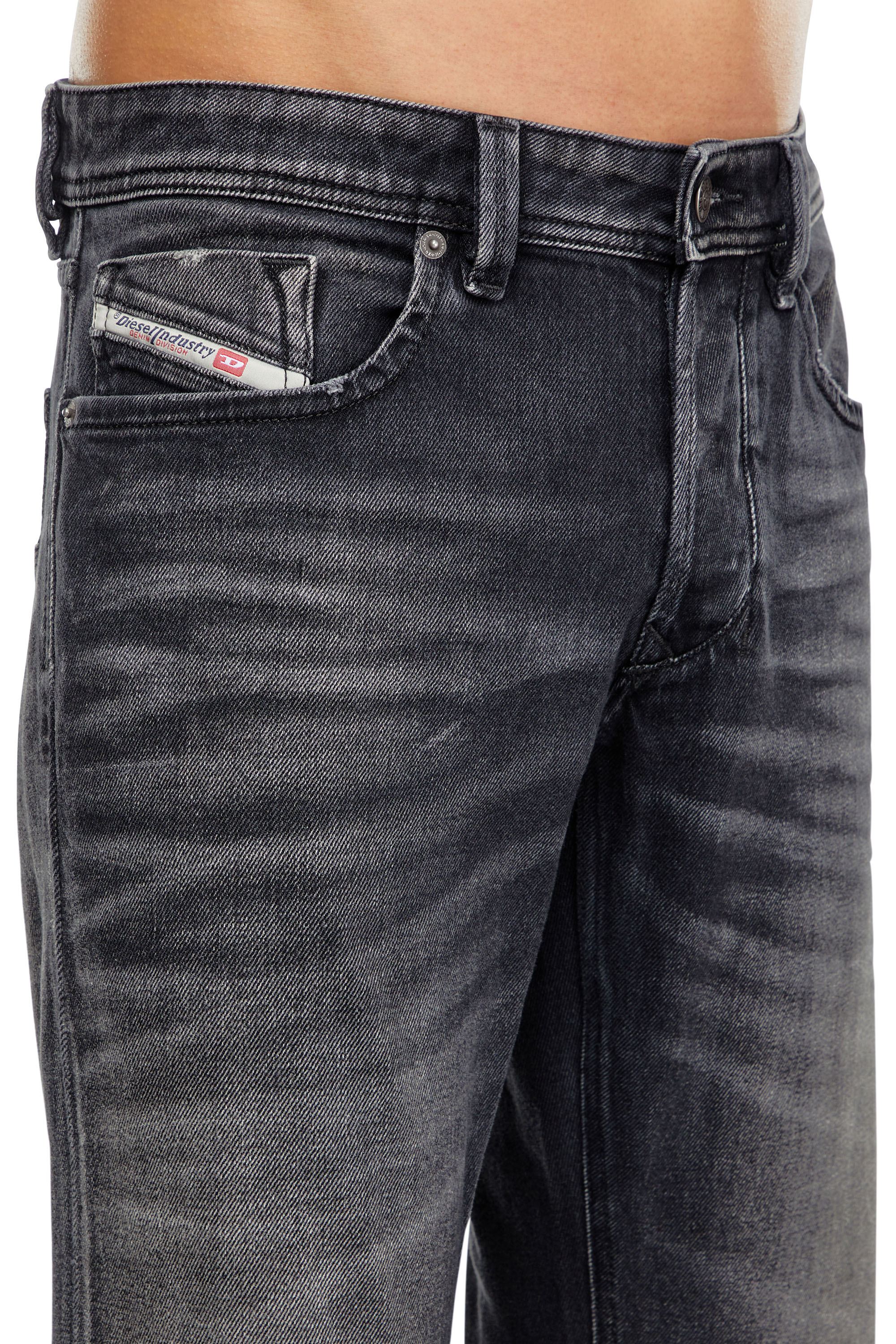 Diesel - Straight Jeans 1985 Larkee 09J65, Black/Dark grey - Image 4
