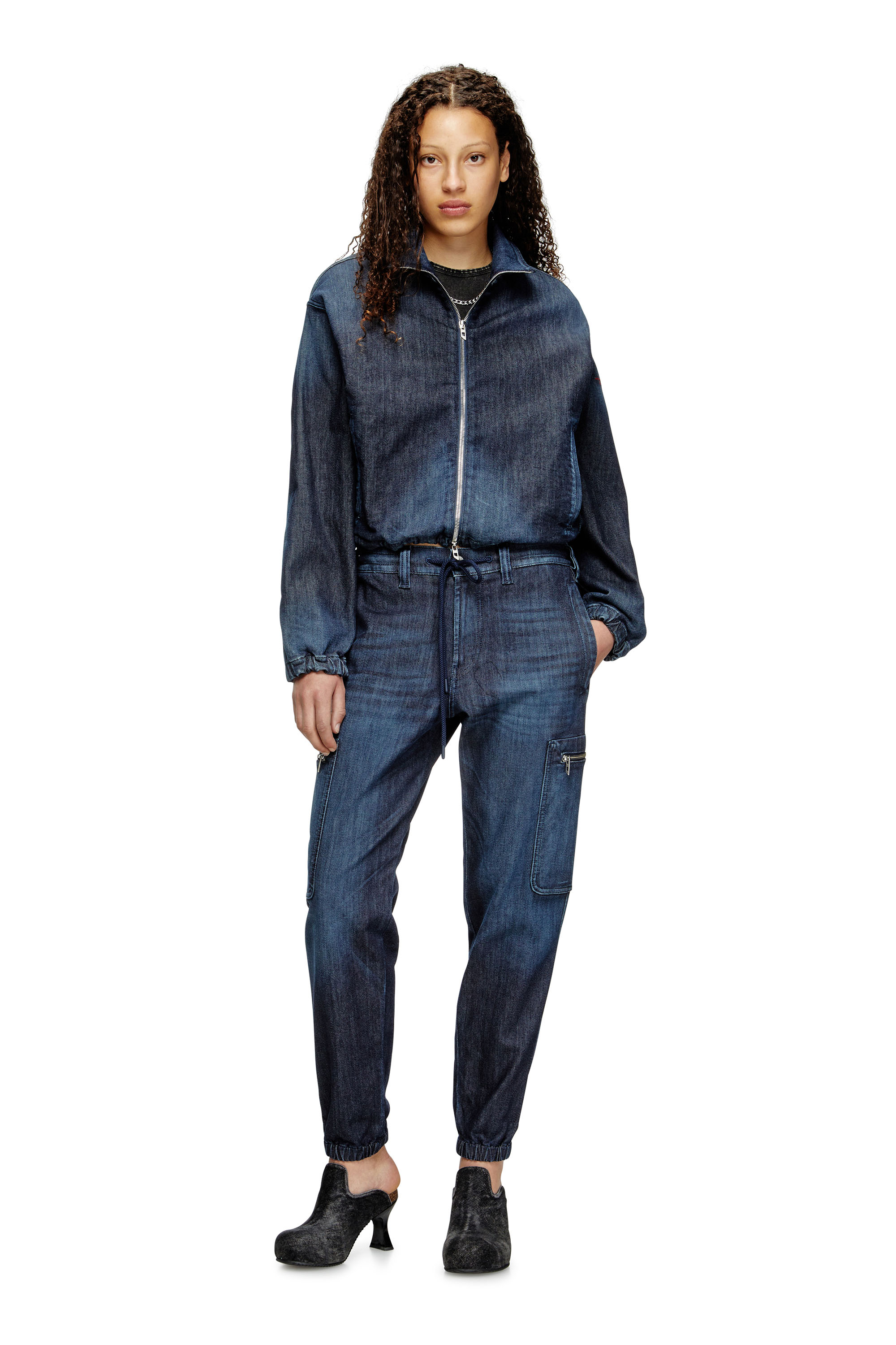 Diesel - Unisex's Slim D-Lab JoggJeans® 09L11, Dark Blue - 7