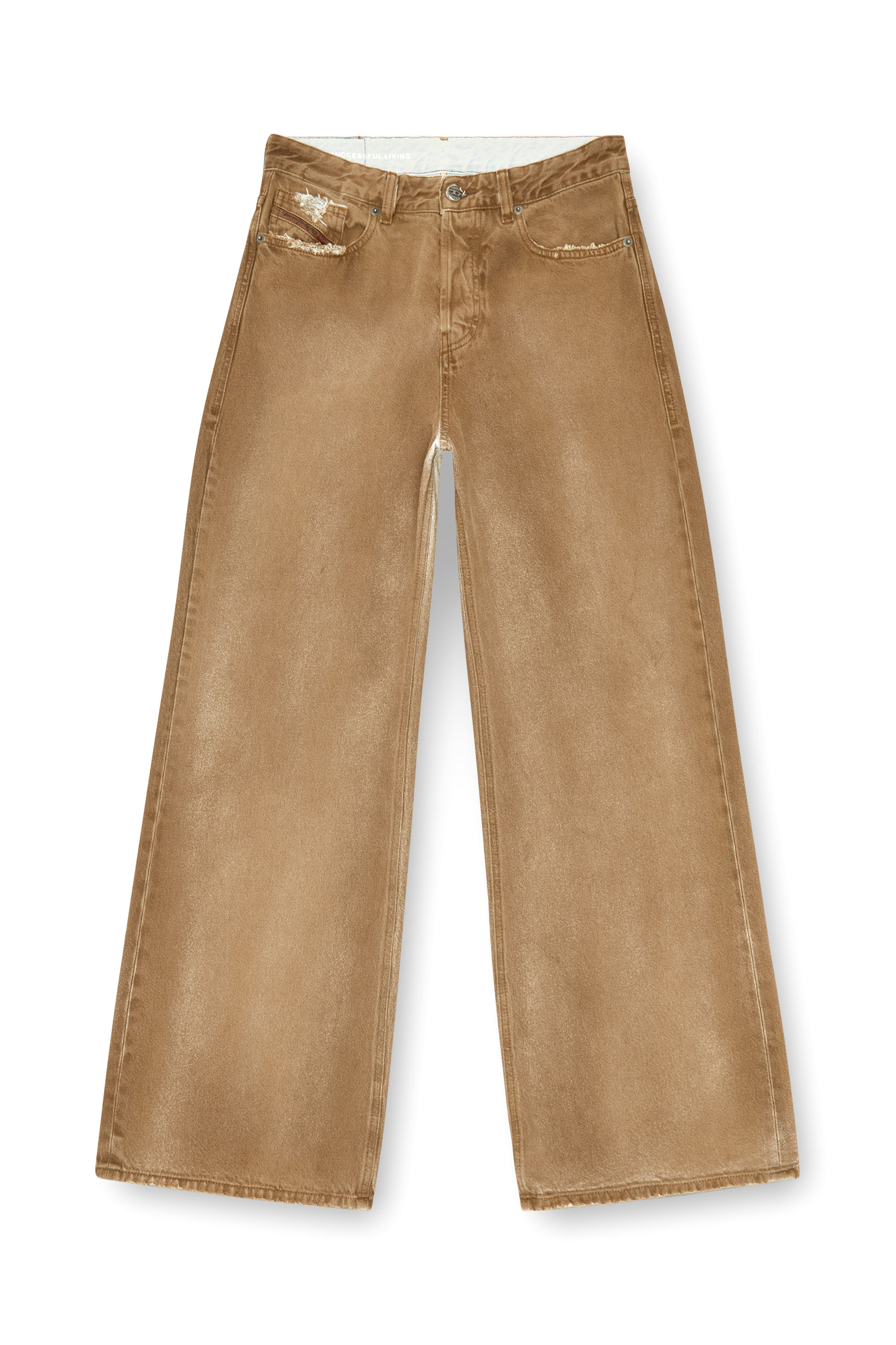 Diesel - Woman's Relaxed Jeans 1996 D-Sire 09J82, Light Brown - 5