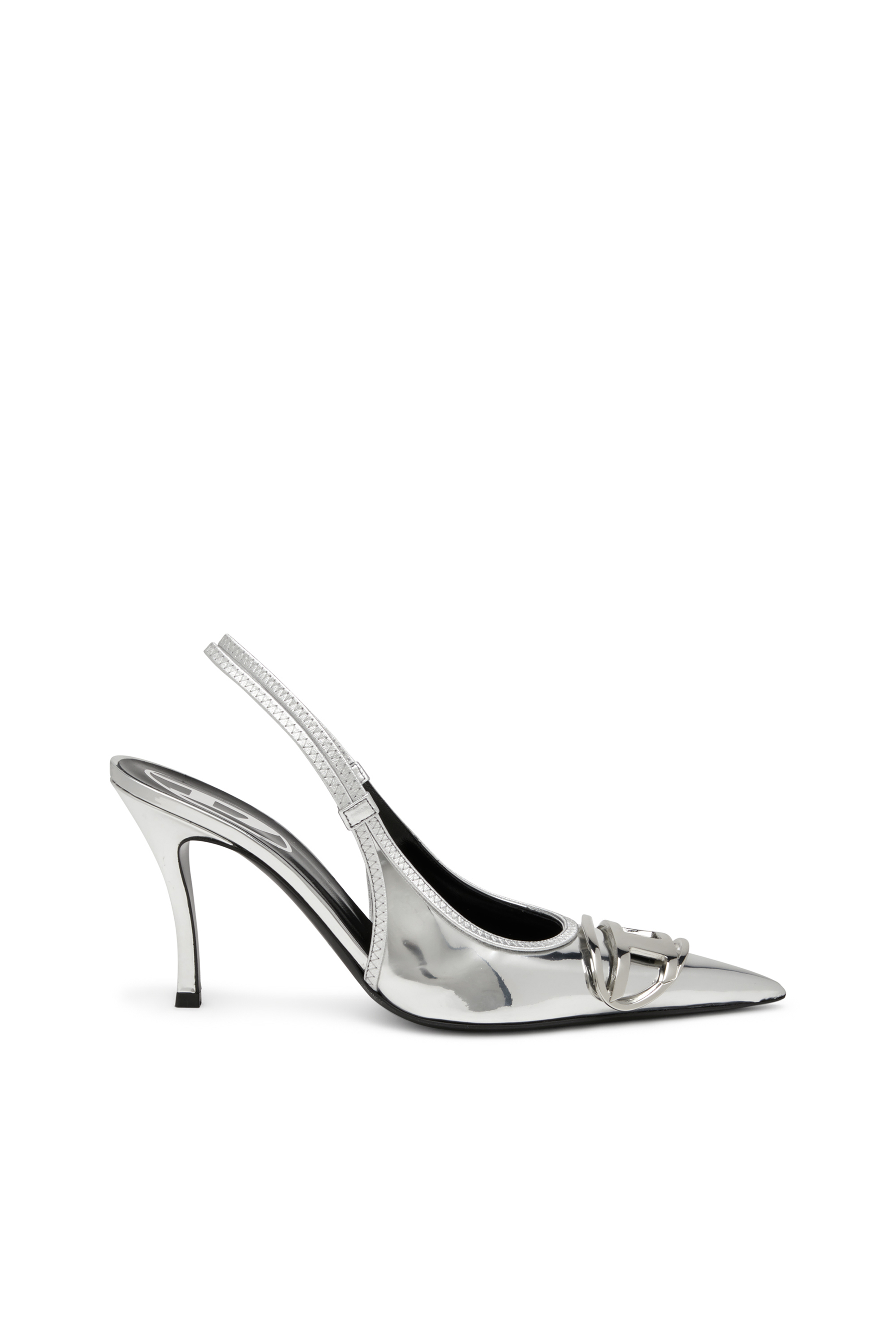 D-VENUS SB, Silver Diesel - D-VENUS SB, Woman's D-Venus-Slingback pumps with mirror finish in Silver - 1